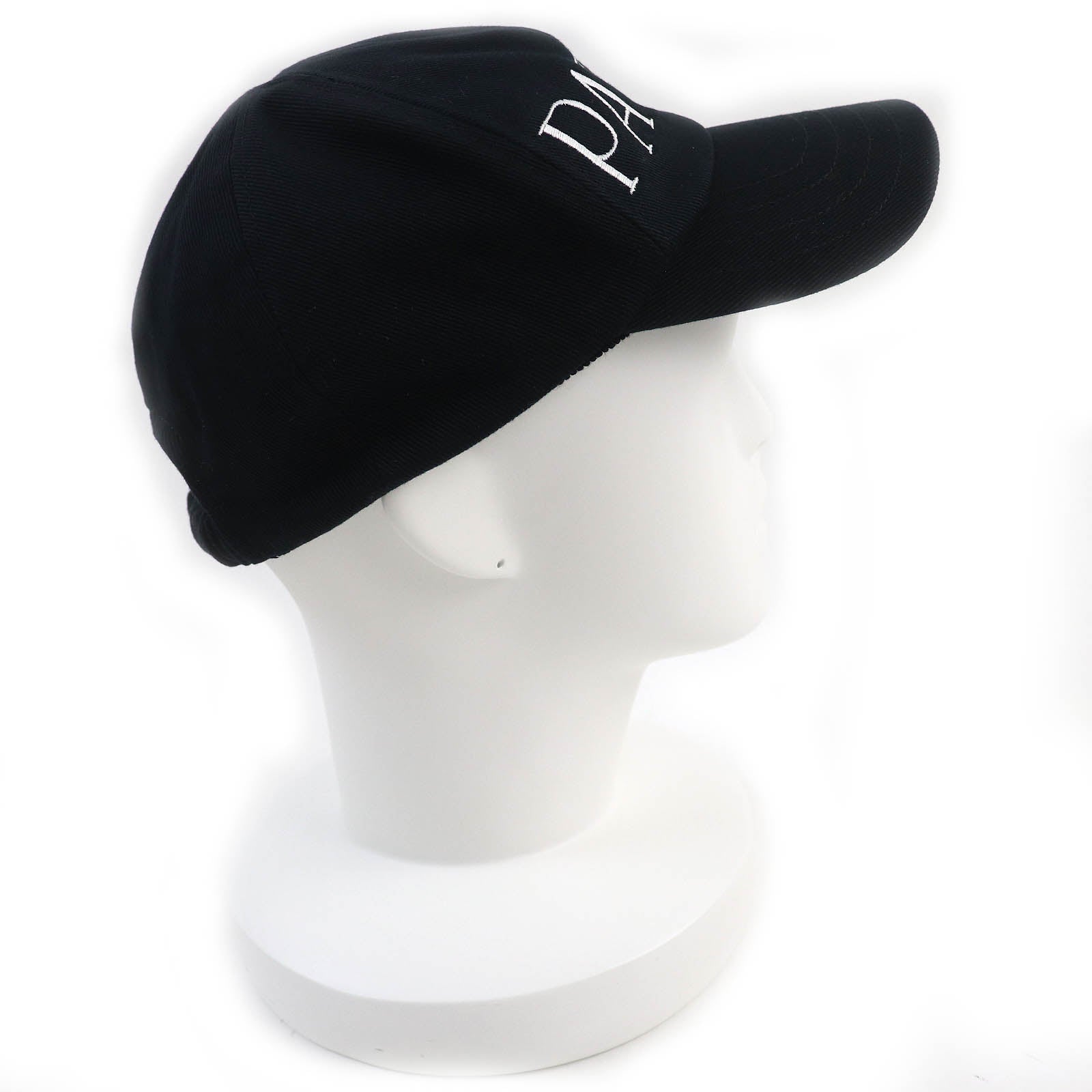 PATOU Logo Embroidered Baseball Cap Black M-L