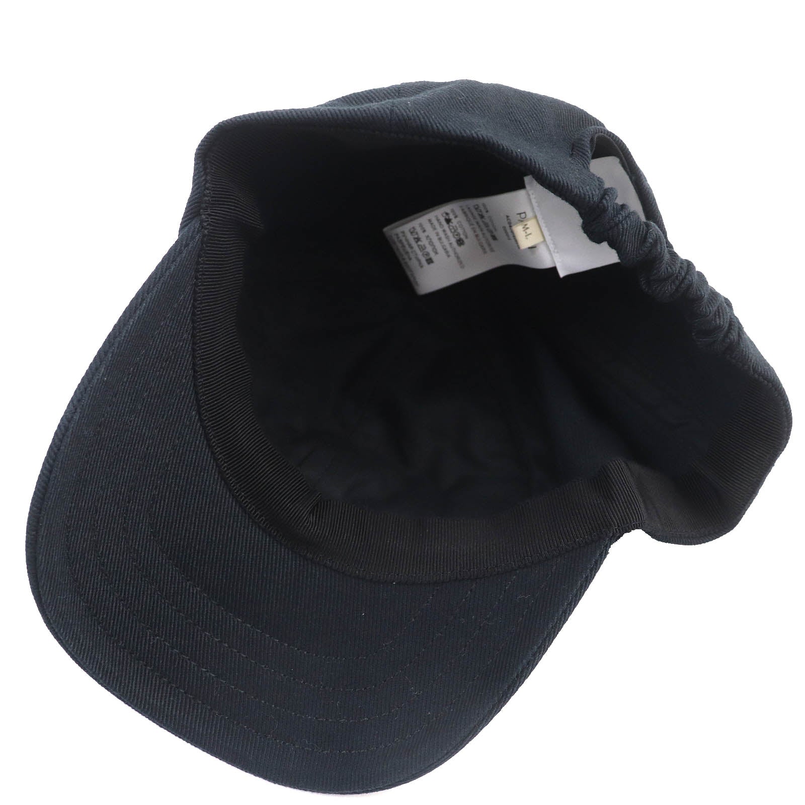 PATOU Logo Embroidered Baseball Cap Black M-L