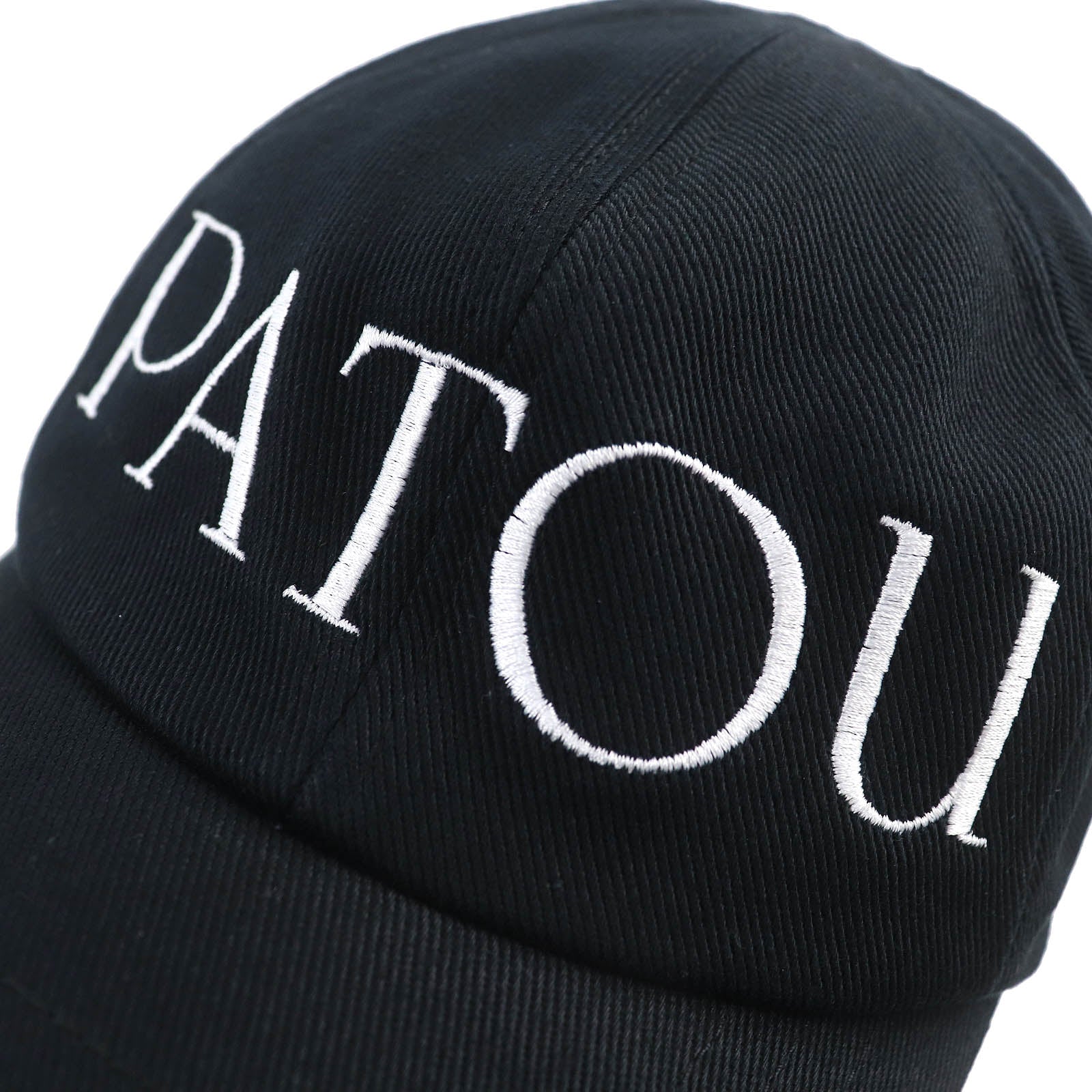 PATOU Logo Embroidered Baseball Cap Black M-L