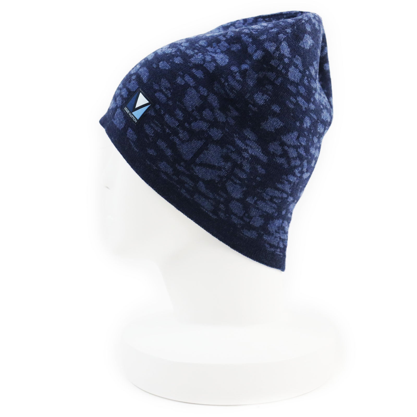 Louis Vuitton Wool Gaston V Print Beanie Hat