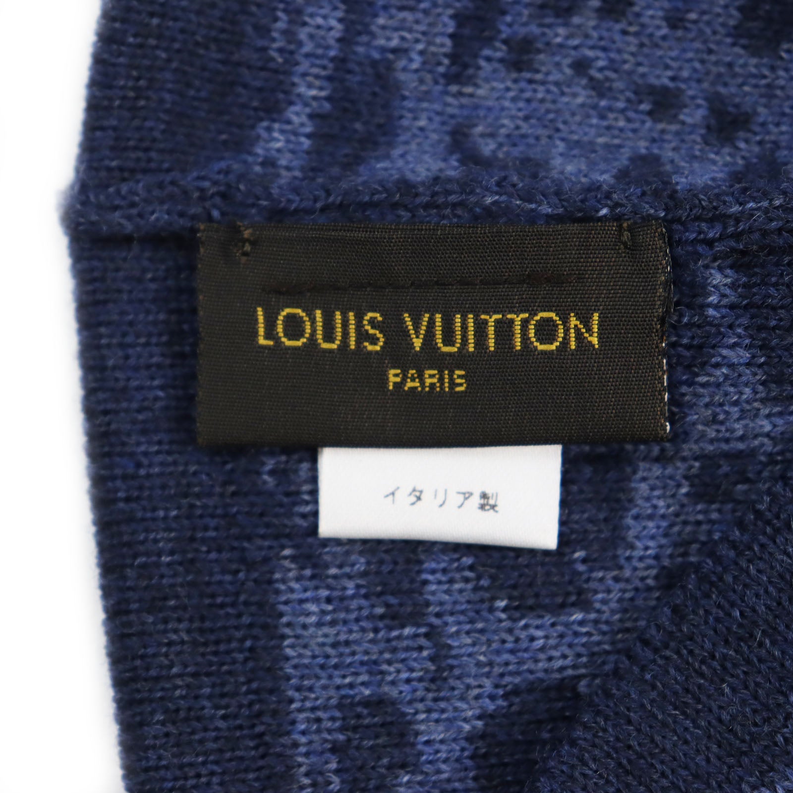 Louis Vuitton Wool Gaston V Print Beanie Hat