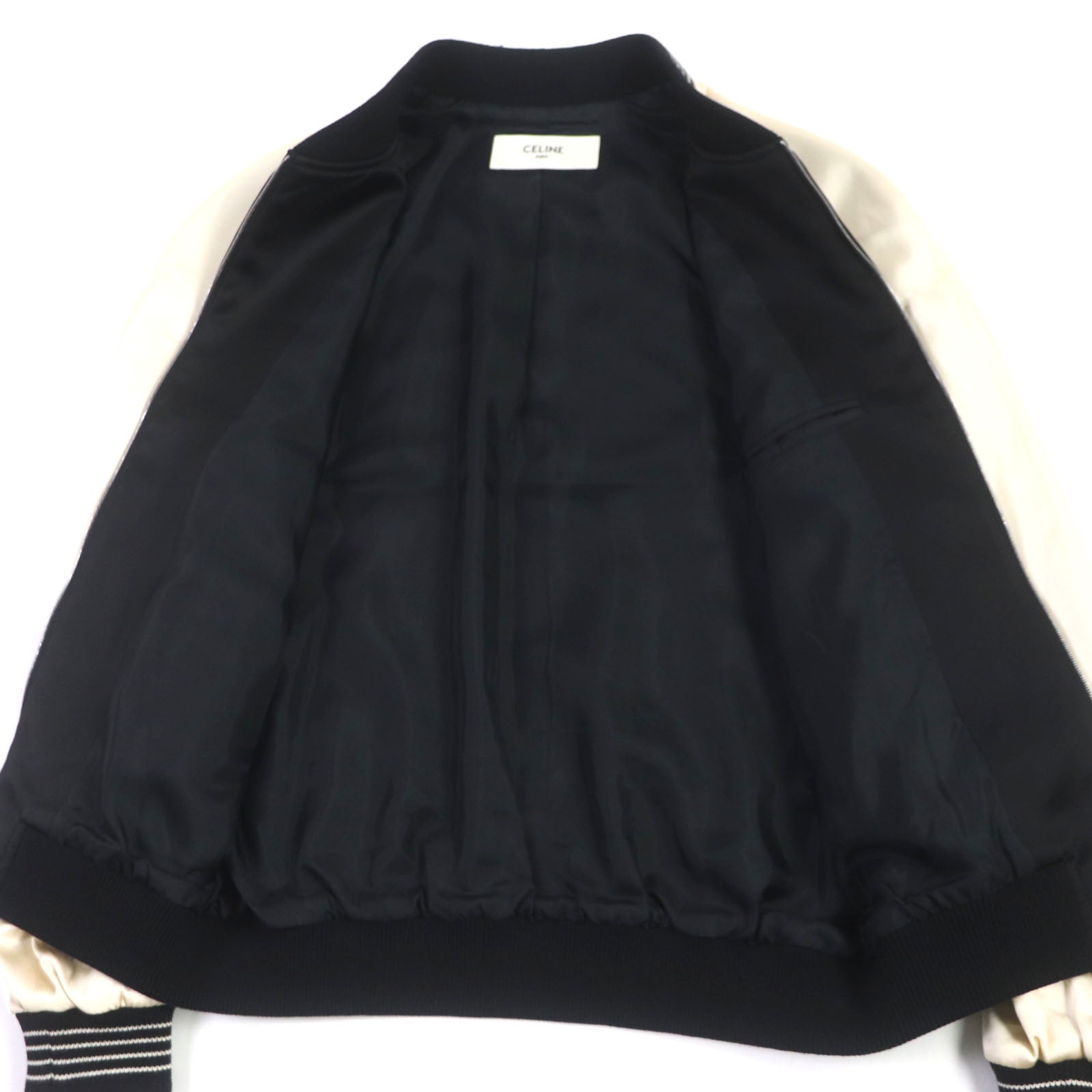 CELINE Rayon Acetate Teddy Souvenir Blouson