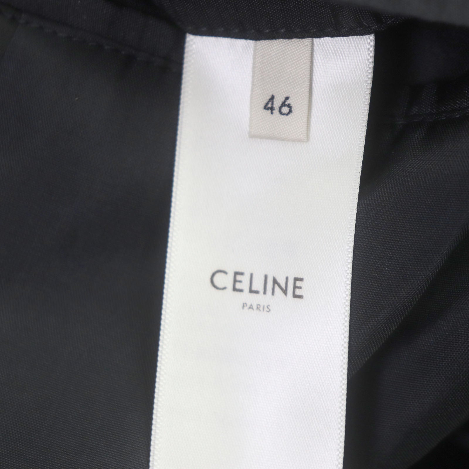 CELINE Rayon Acetate Teddy Souvenir Blouson