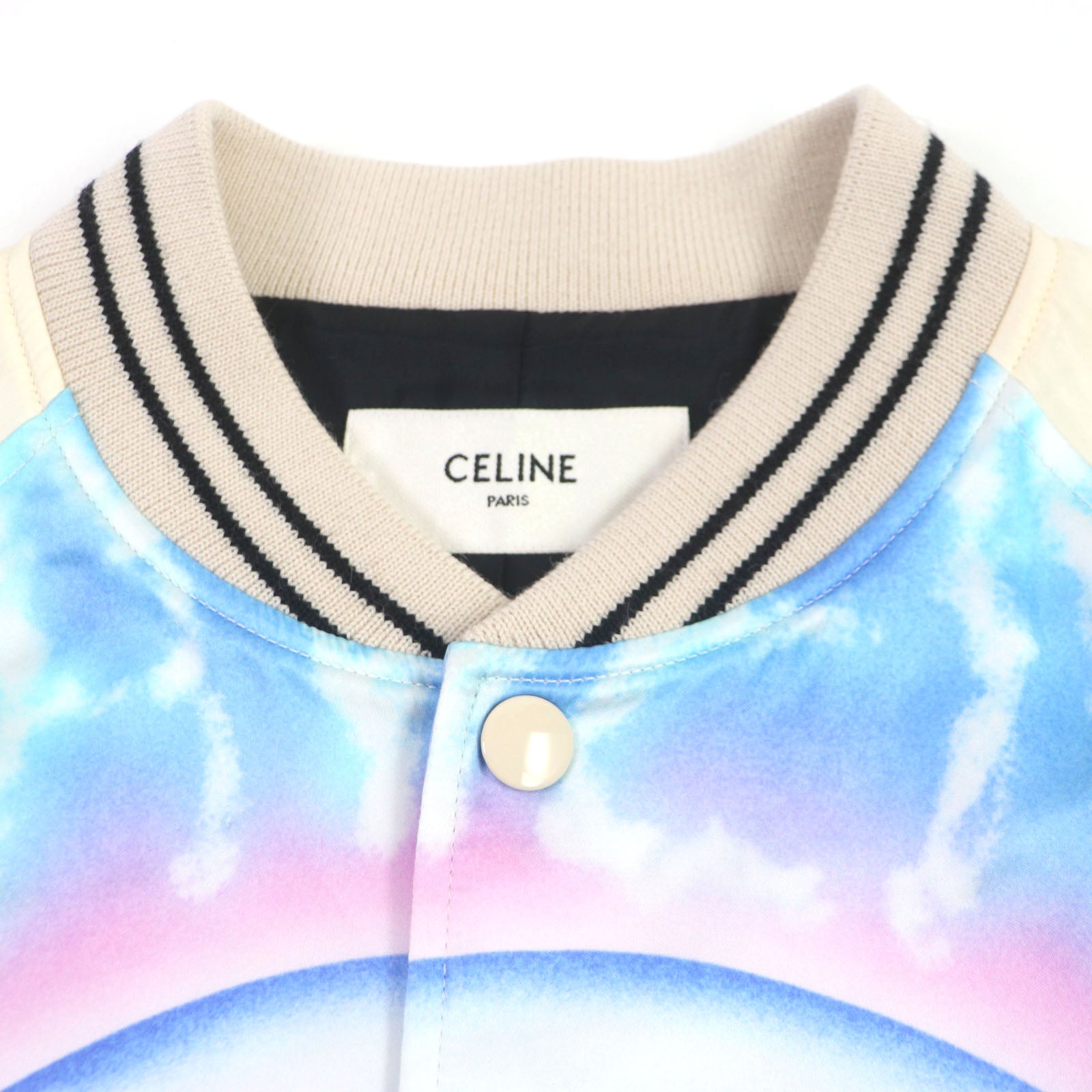 Celine Teddy Jacket Satin Artist Print