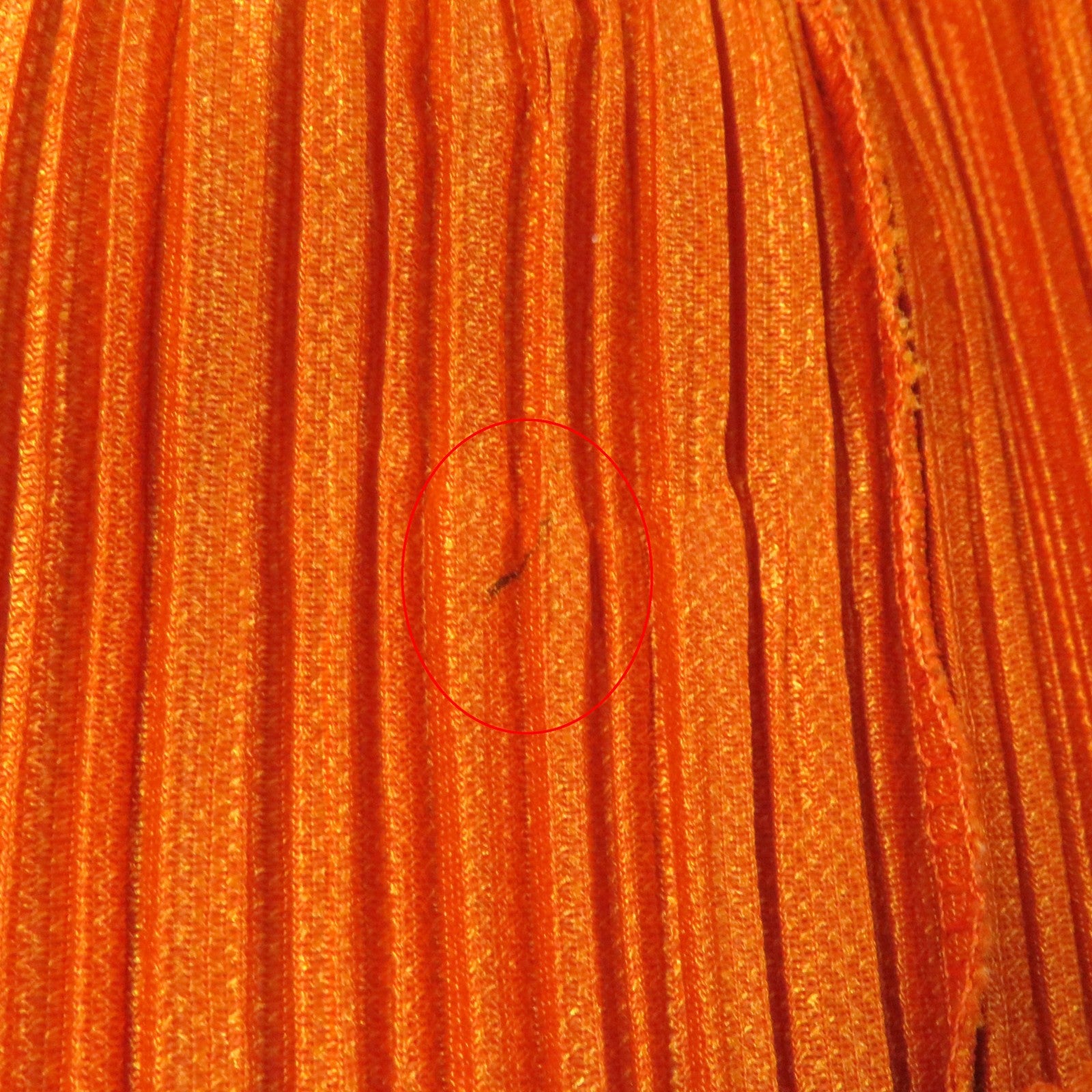 Issey Miyake Pleats Please Orange Dress