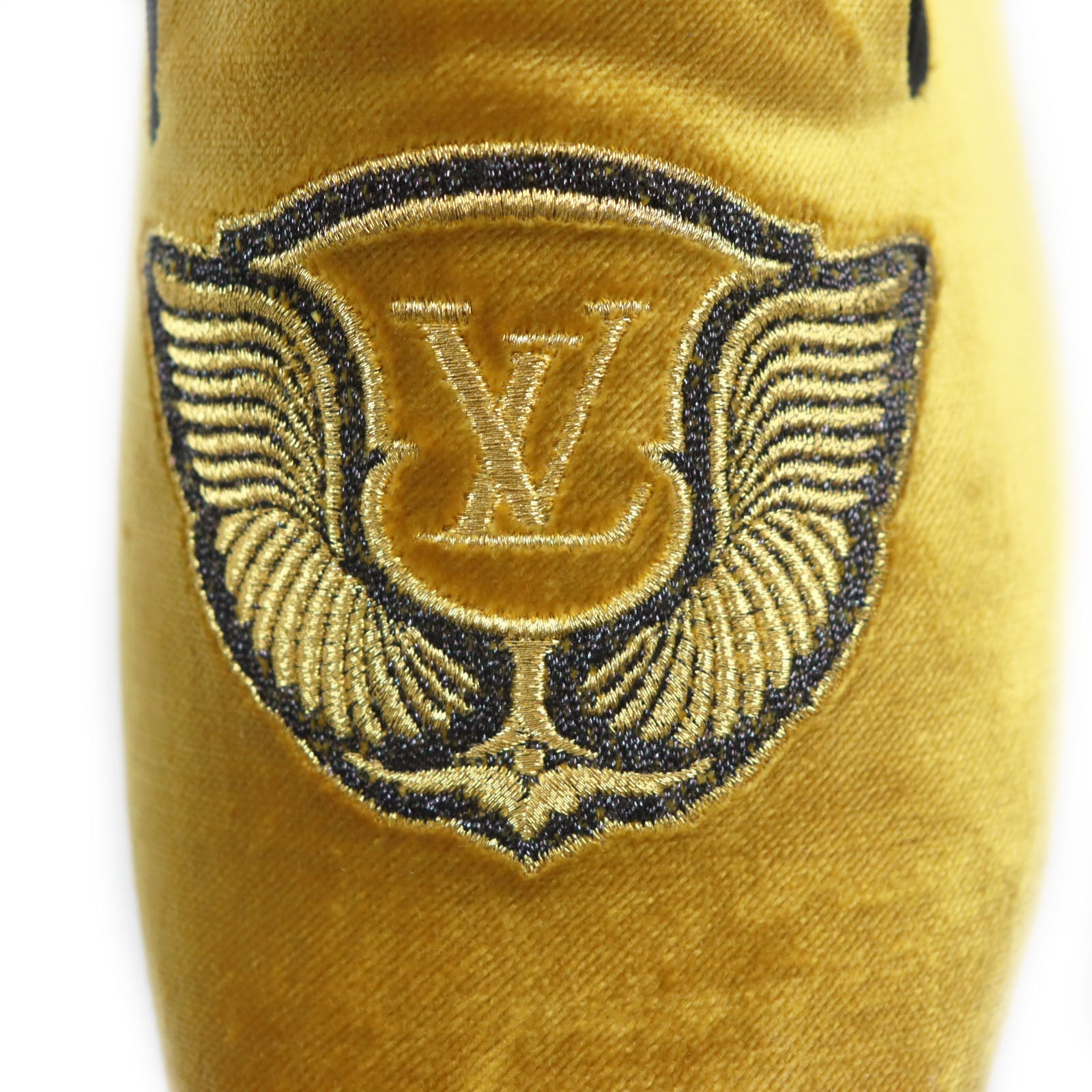 Louis Vuitton Auteuil Embroidered Loafers Yellow