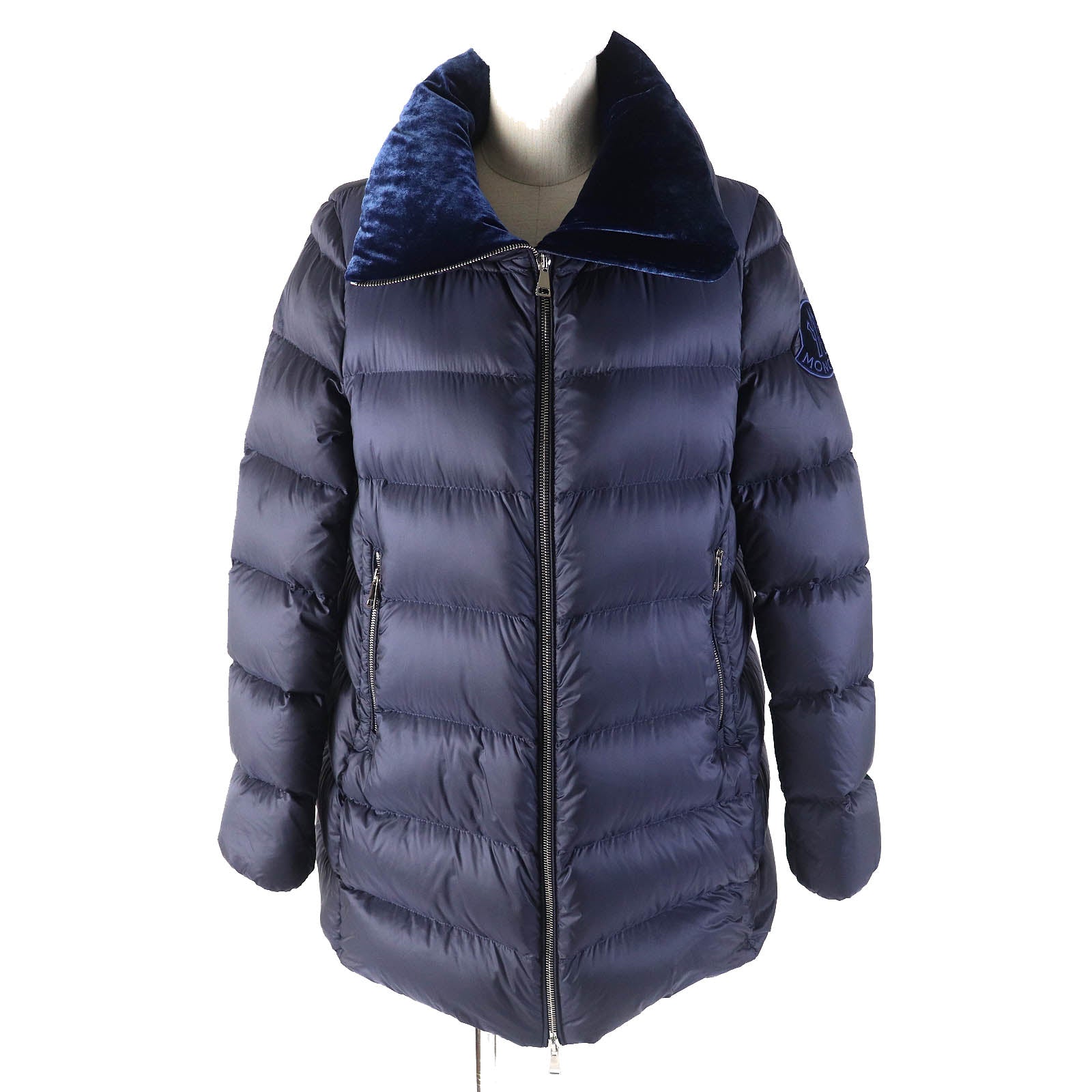 Moncler TORCON Nylon Down Jacket Navy Women