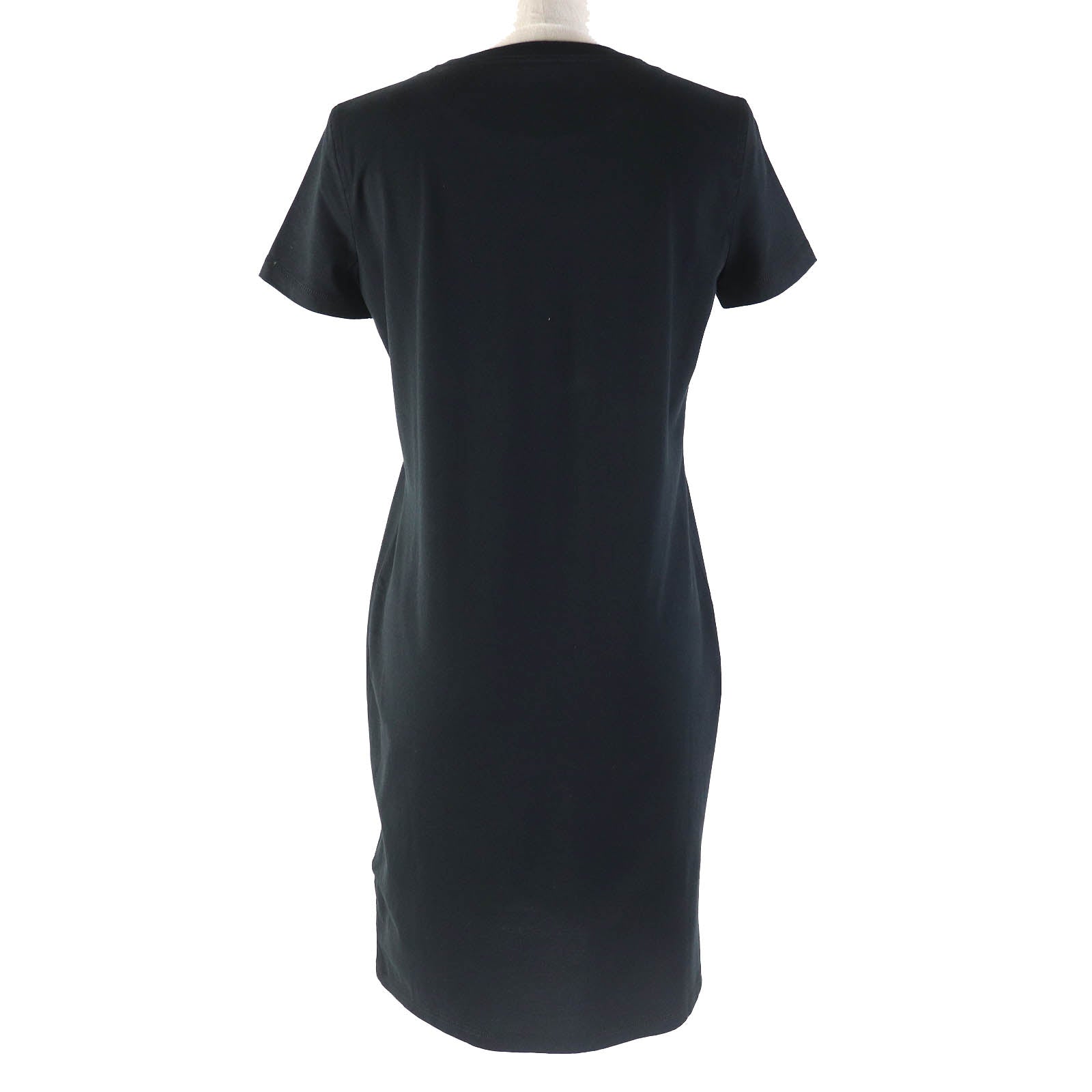 Hermes Cotton T-shirt Dress Black 34