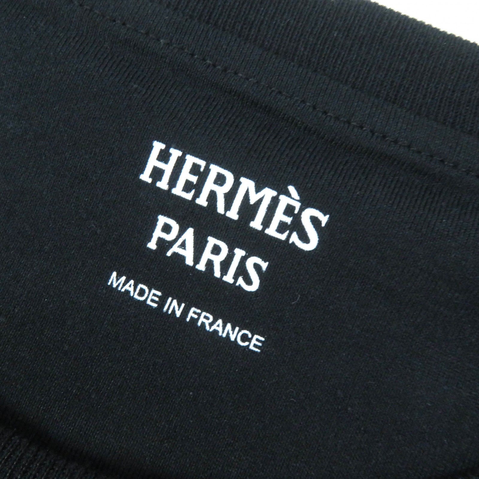 Hermes Cotton T-shirt Dress Black 34