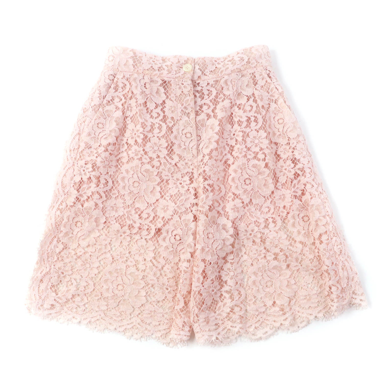 Dolce & Gabbana Floral Lace Shorts with Petticoat