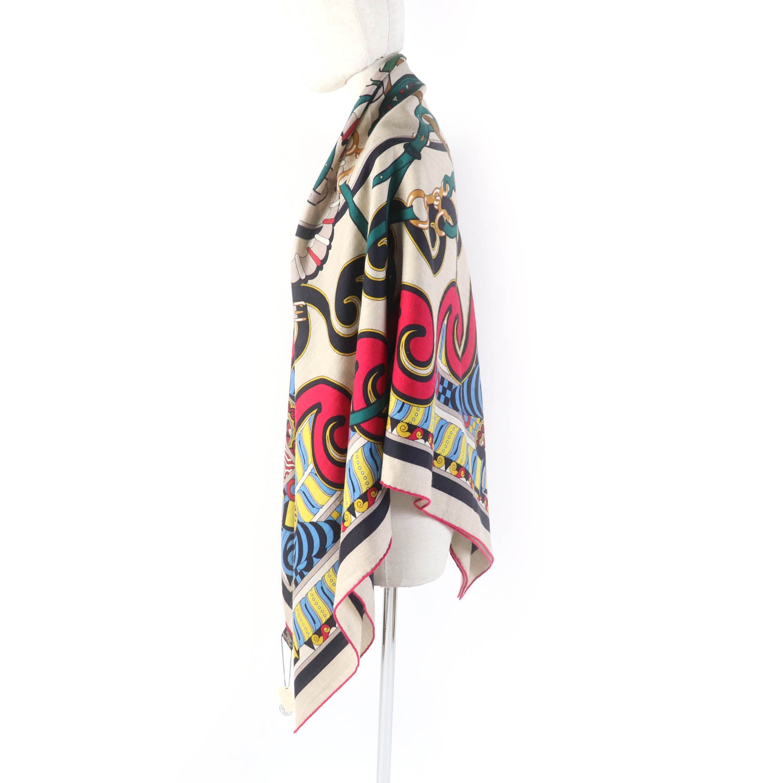 Hermes Caljean 140 Cashmere Silk Shawl