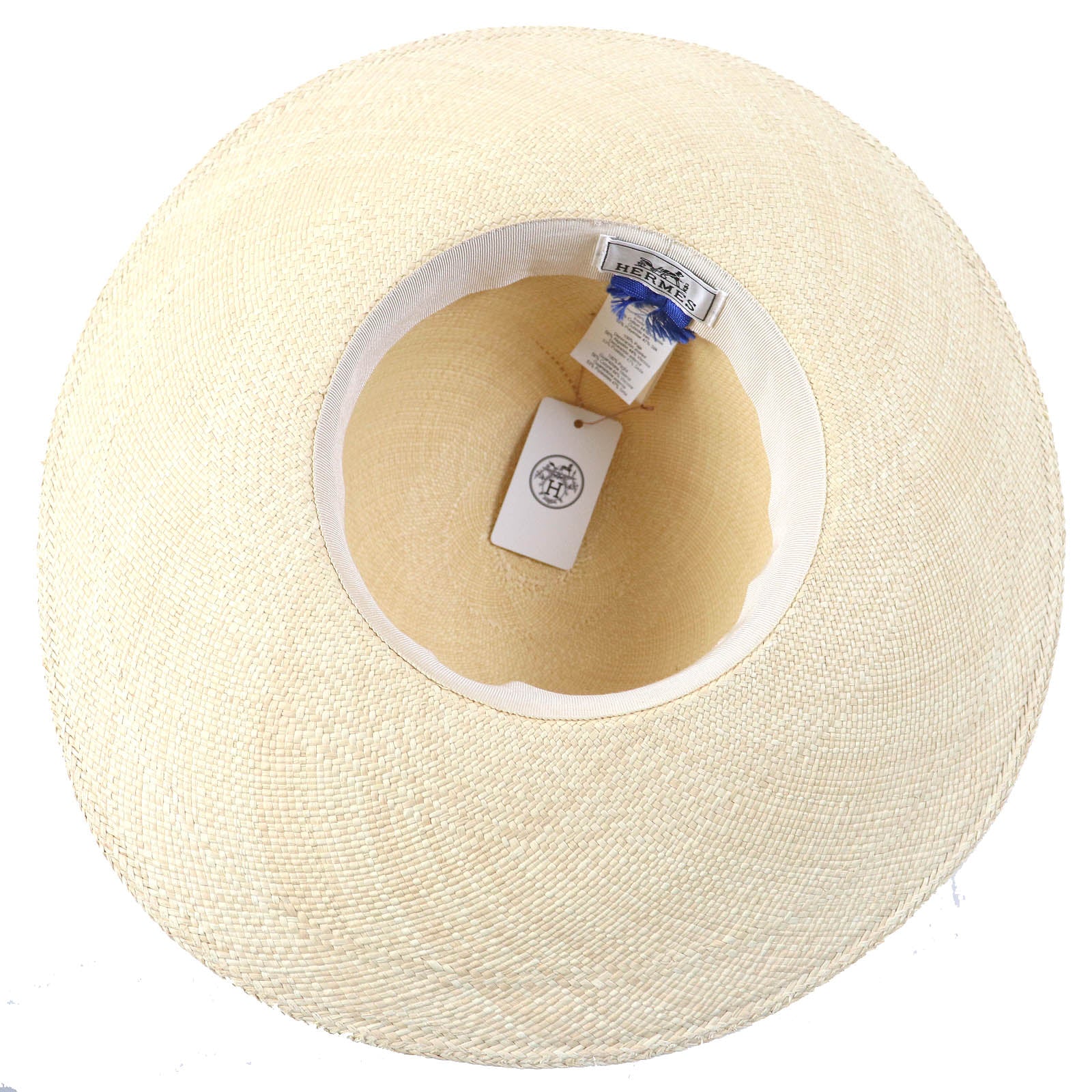 HERMES Trinidad Straw Hat Multicolor Women