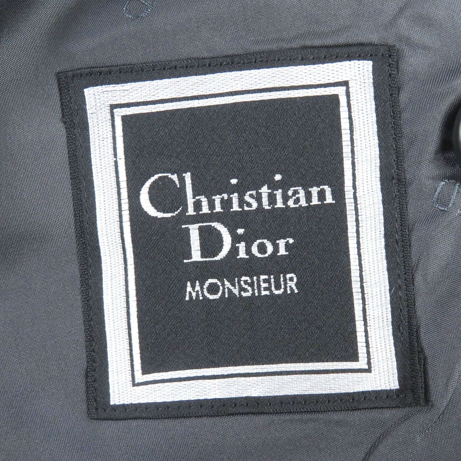 Christian Dior Wool Monsieur Jacket Gray