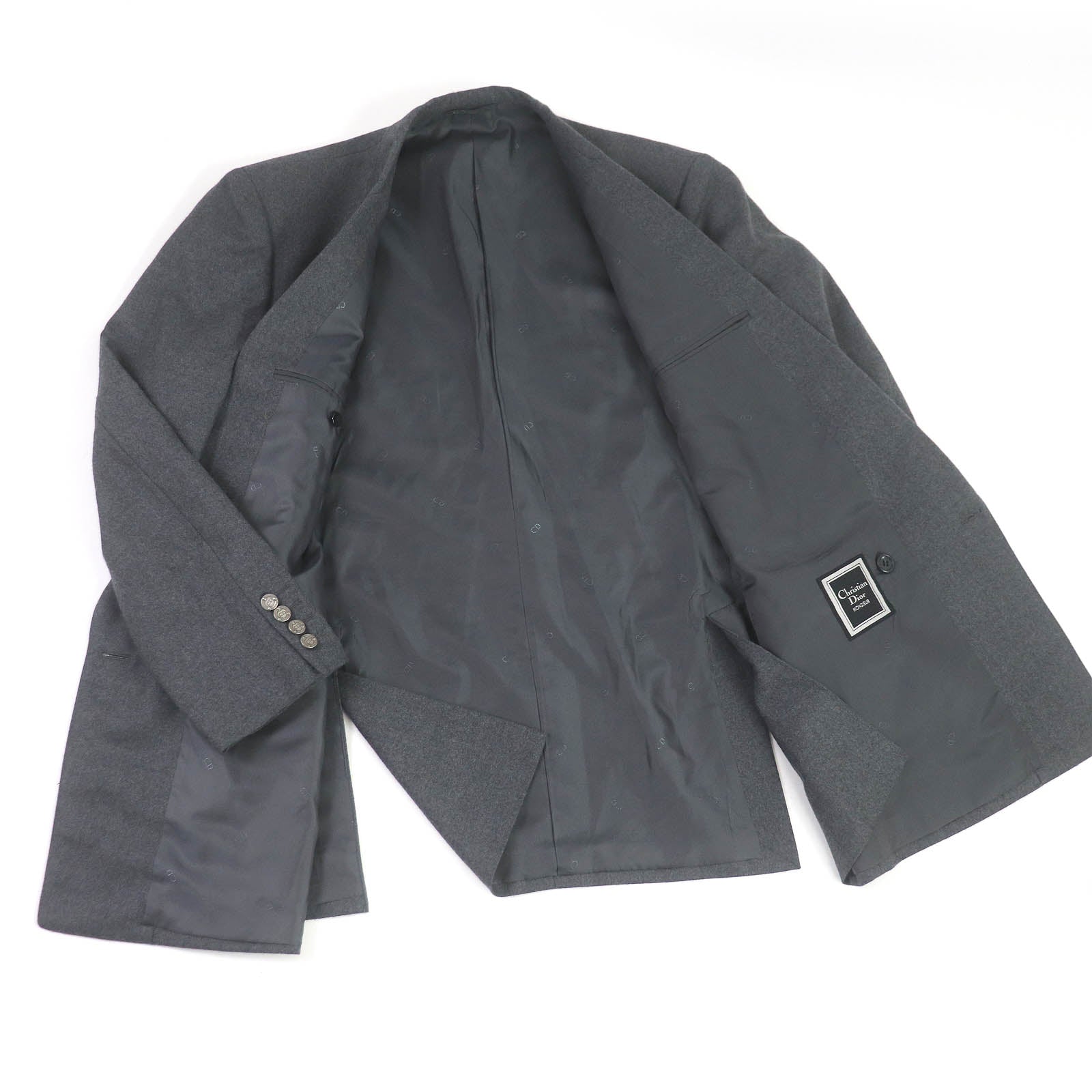 Christian Dior Wool Monsieur Jacket Gray