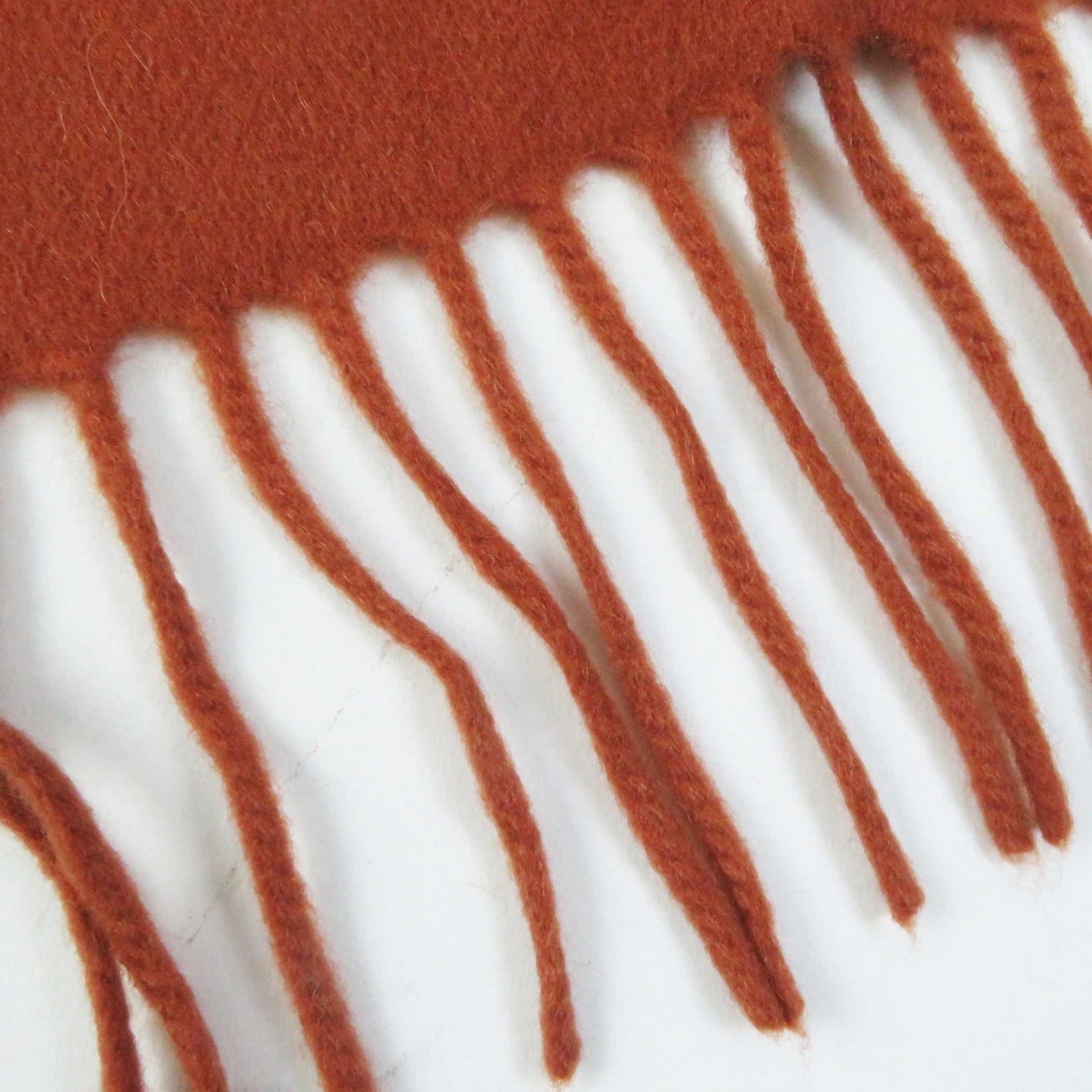 Max Mara Cashmere M Logo Fringe Scarf