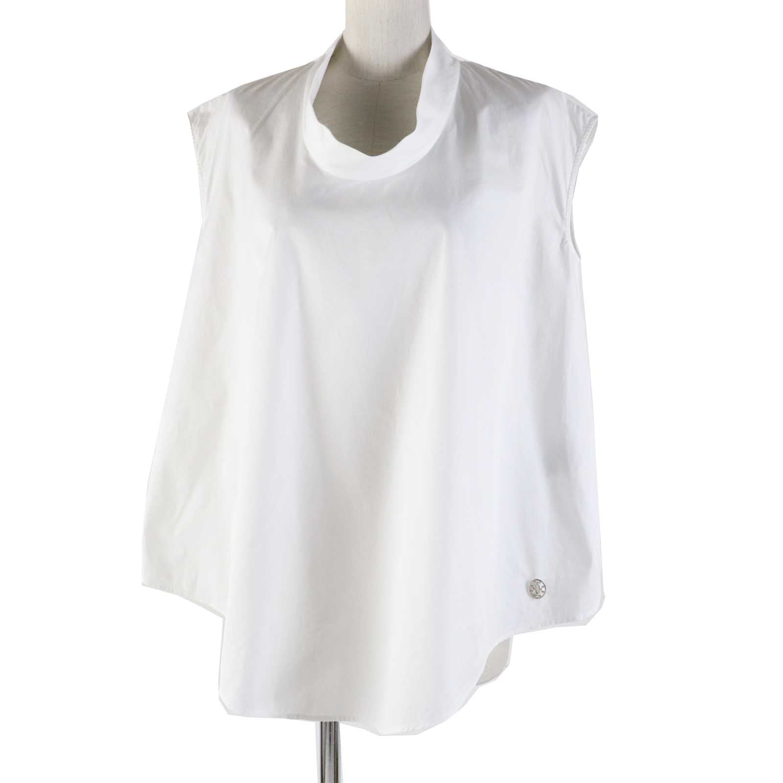 Hermes Cotton Sleeveless Top White 34