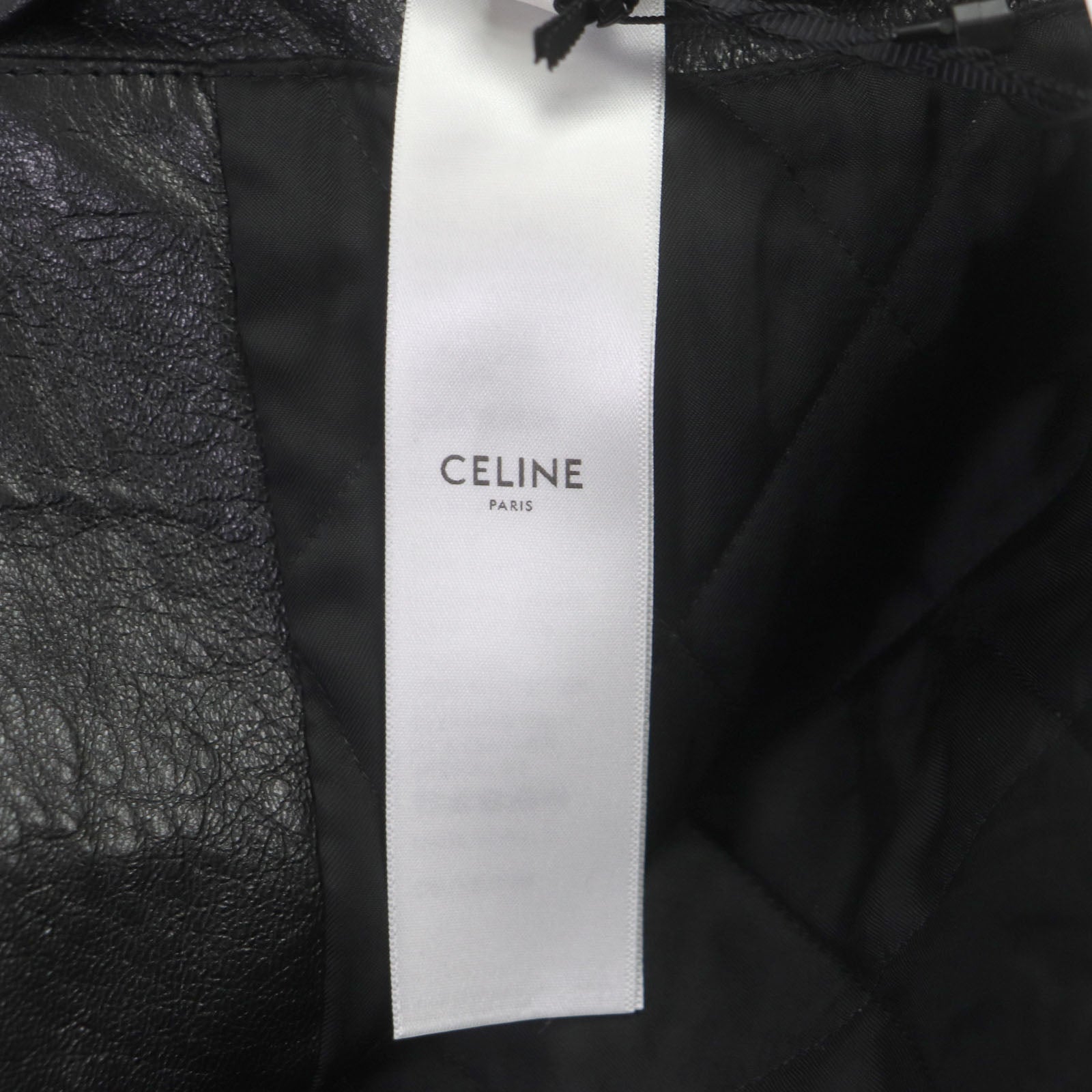 Celine Lamb Leather Cowboy Jacket