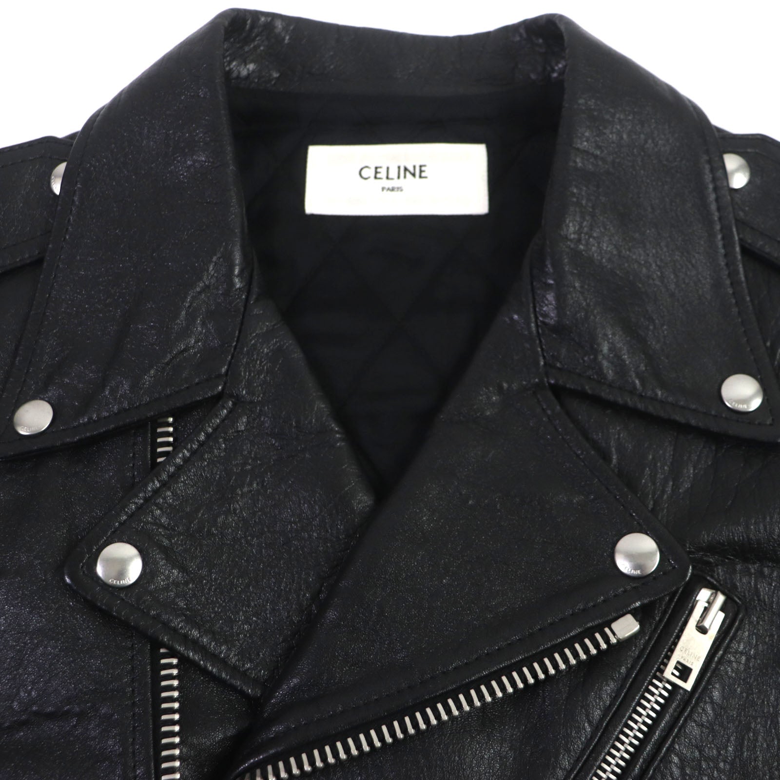 Celine Lamb Leather Cowboy Jacket