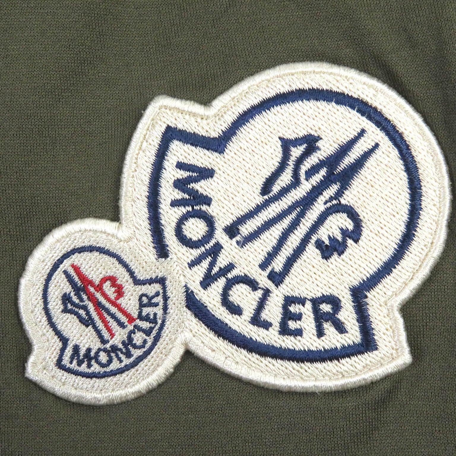 Moncler MAGLIA T-shirt Cotton Logo Khaki XL