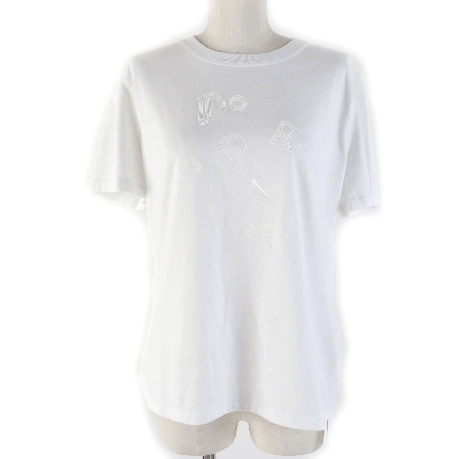 Hermes Cotton Short Sleeve T-shirt White