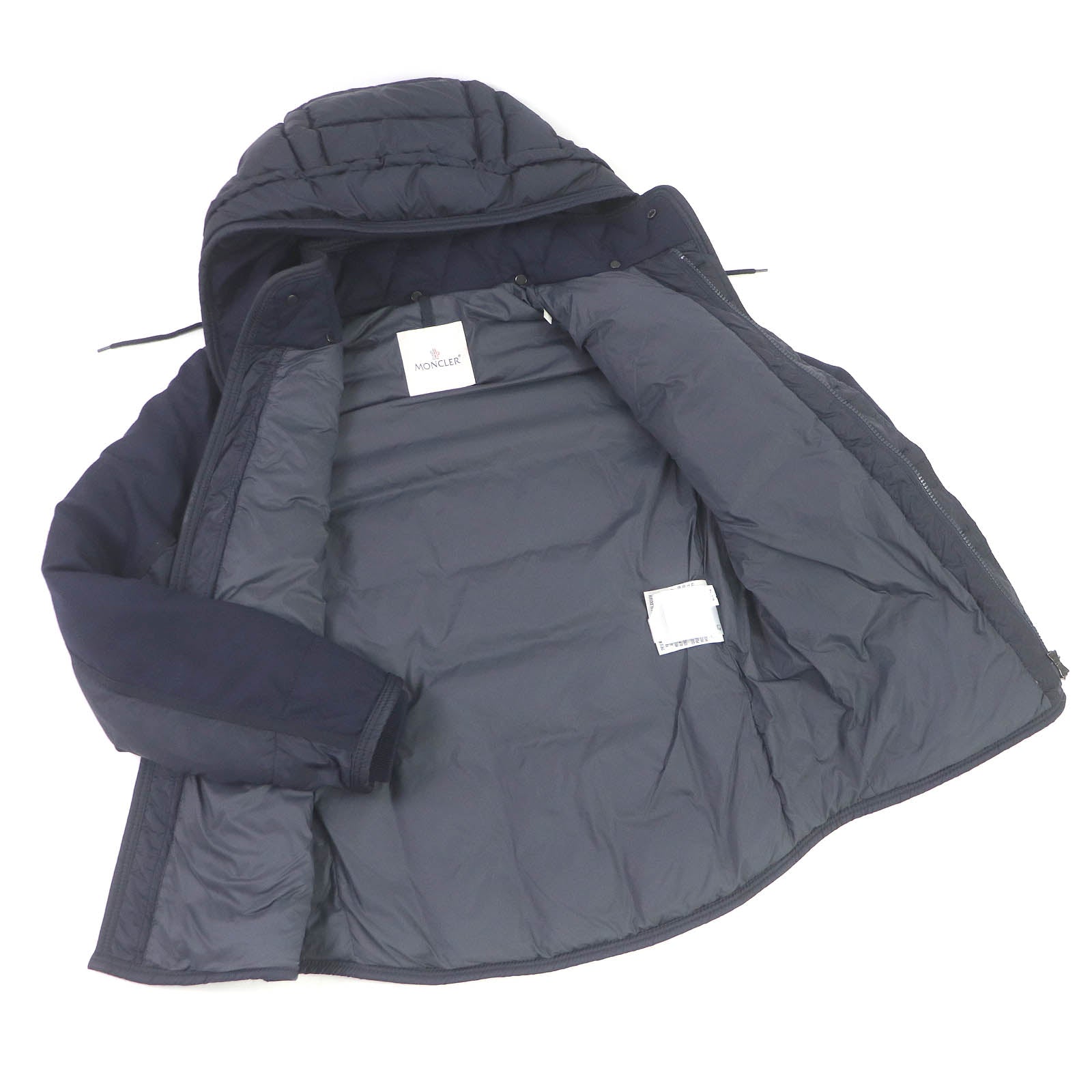 Moncler Ryan Giubbotto Nylon Down Jacket Navy