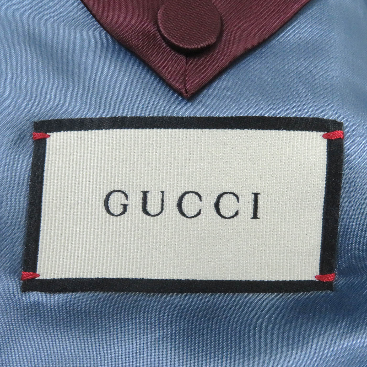 Gucci Wool GG Logo Bee Jacket Navy 44