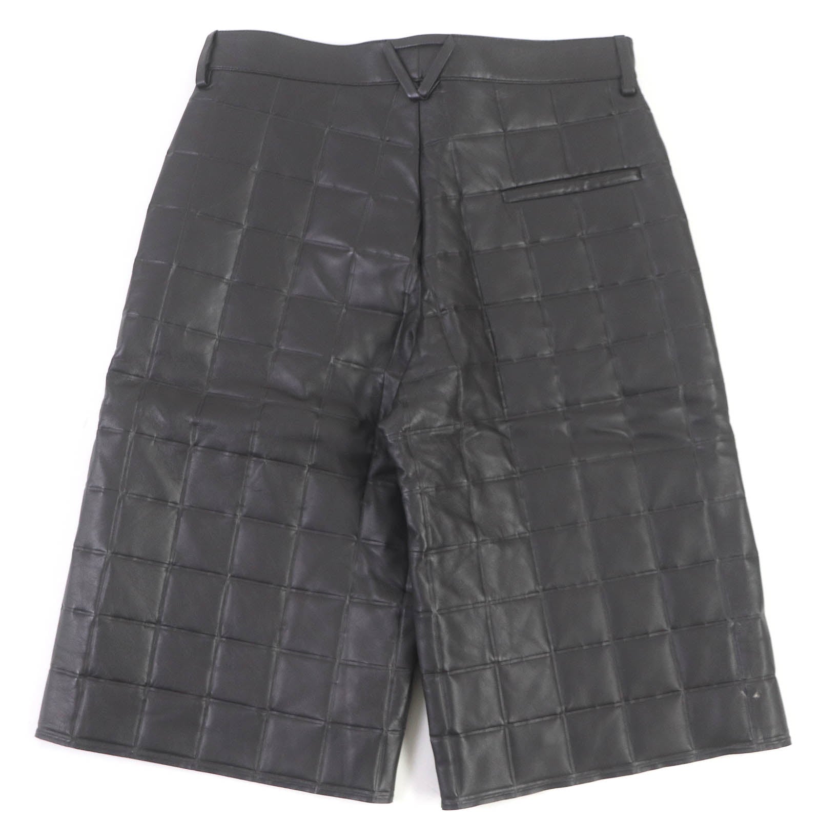 Bottega Veneta Lamb Leather Quilted Shorts