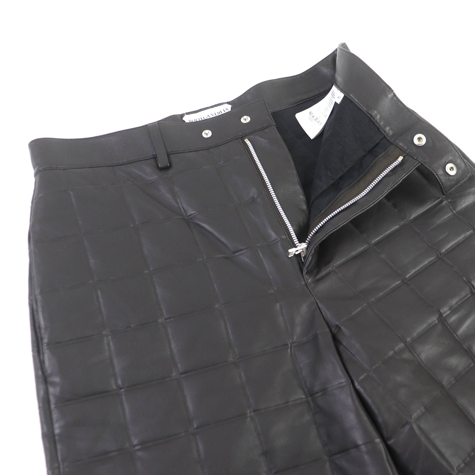 Bottega Veneta Lamb Leather Quilted Shorts