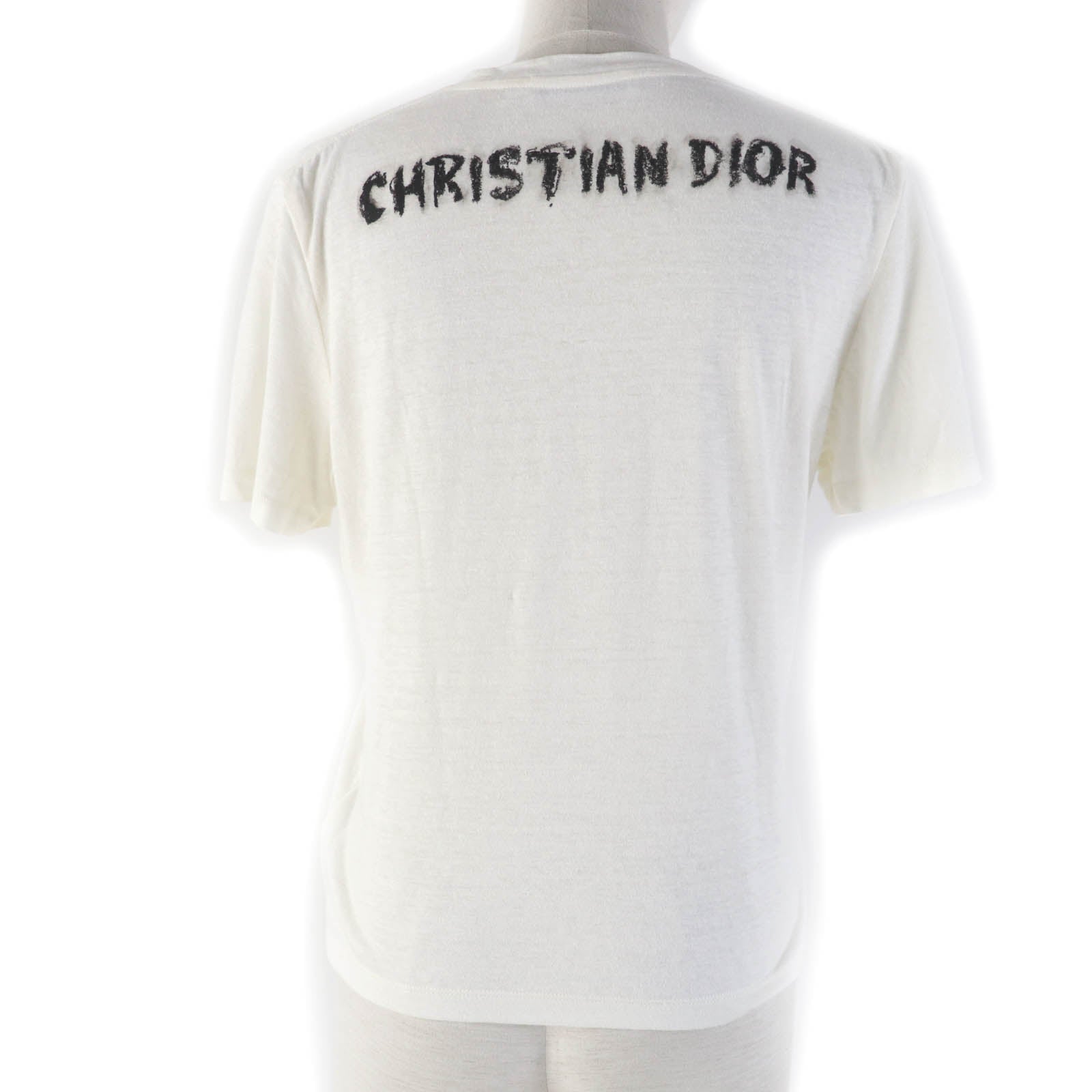 Dior Cotton Linen Short Sleeve T-shirt XS