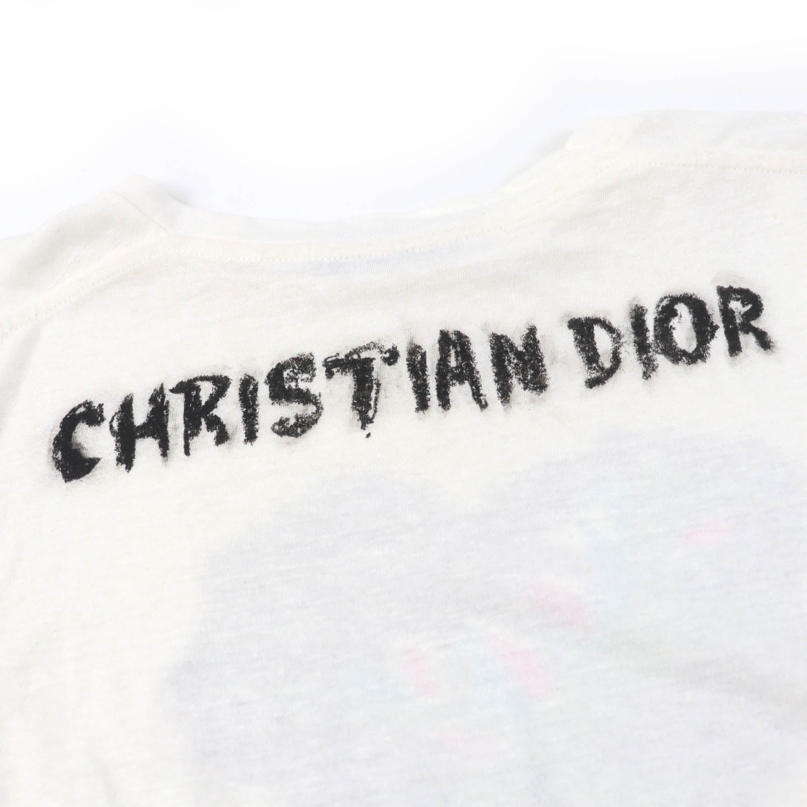 Dior Cotton Linen Short Sleeve T-shirt XS