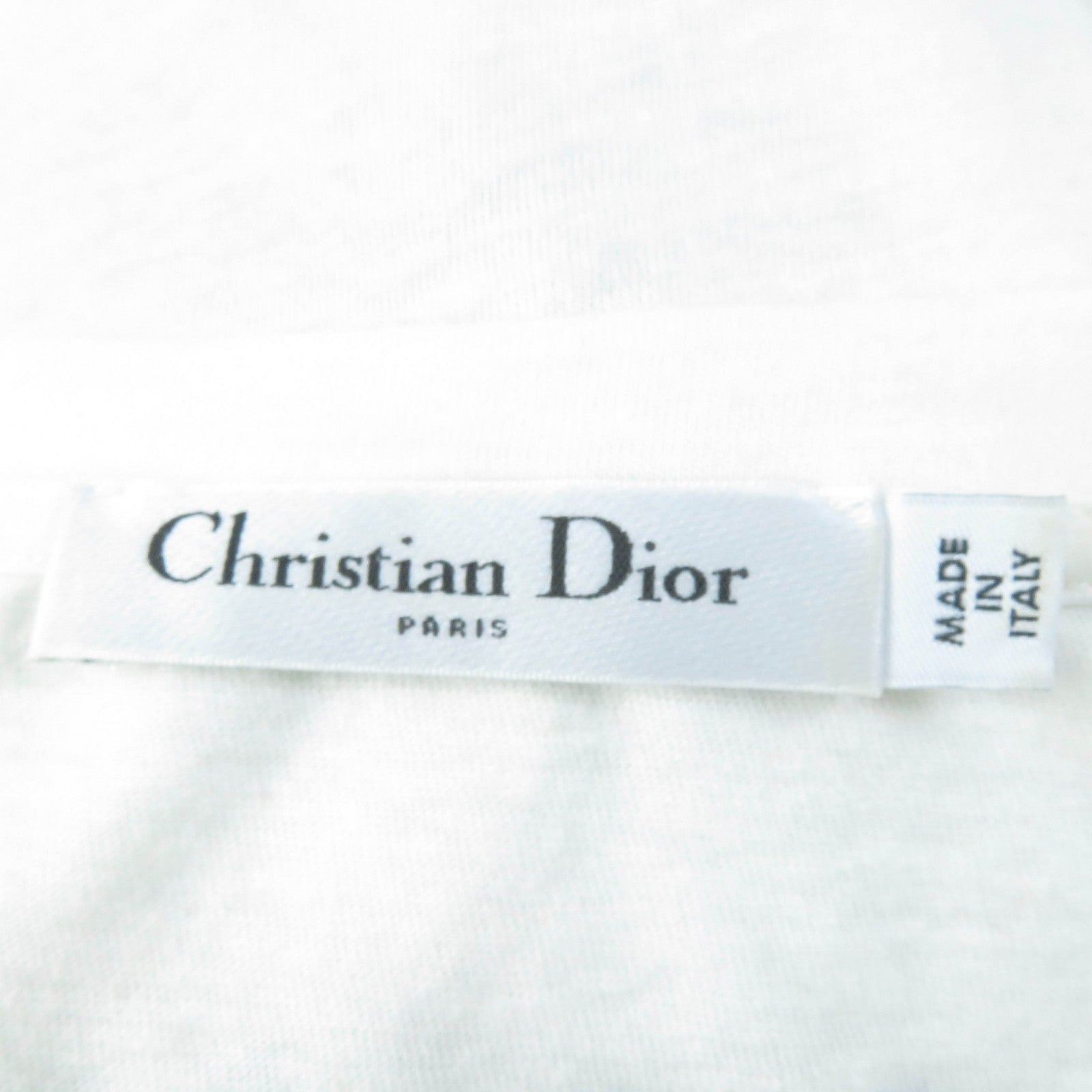 Dior Cotton Linen Short Sleeve T-shirt XS