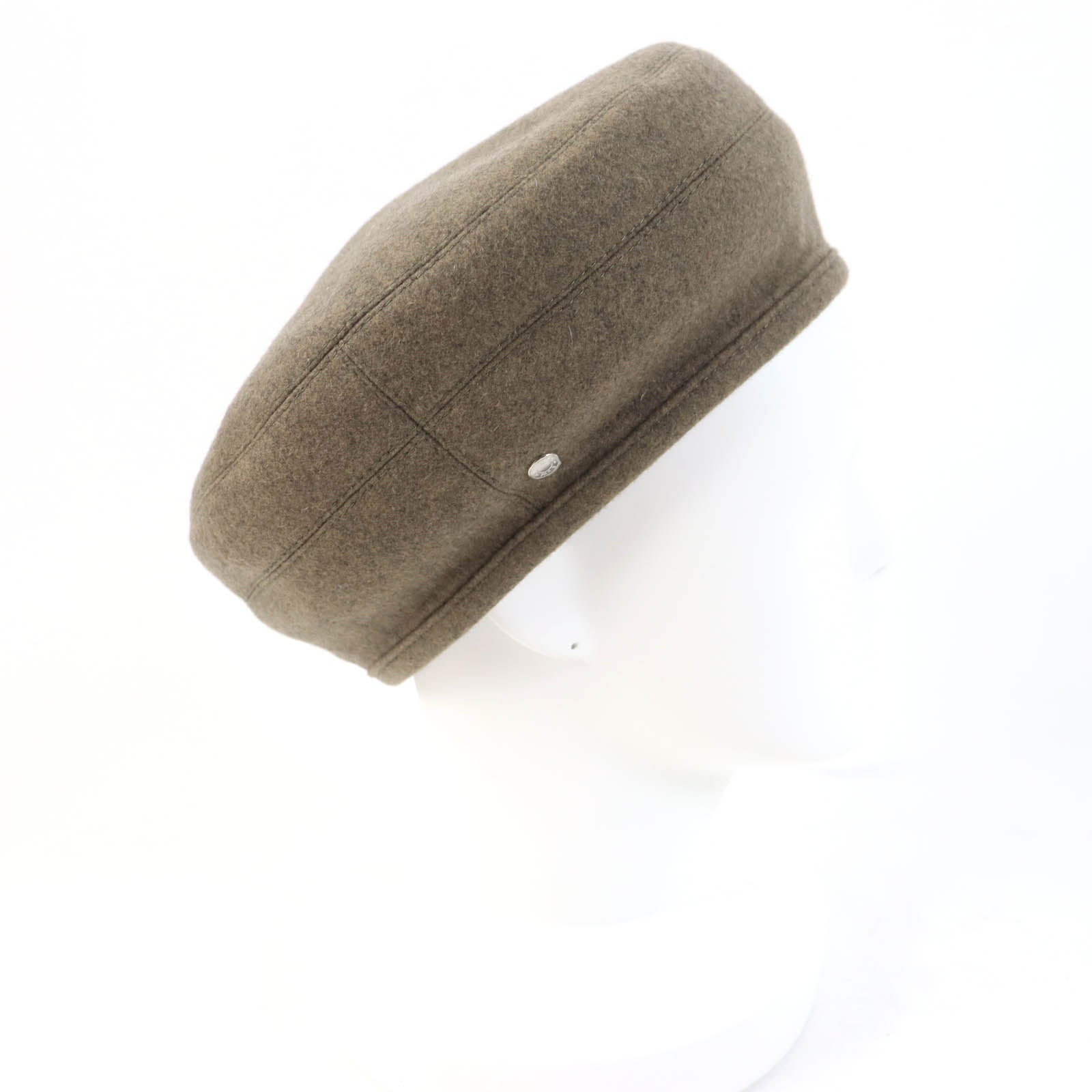 Hermes Cashmere Beret Brown 58 Women