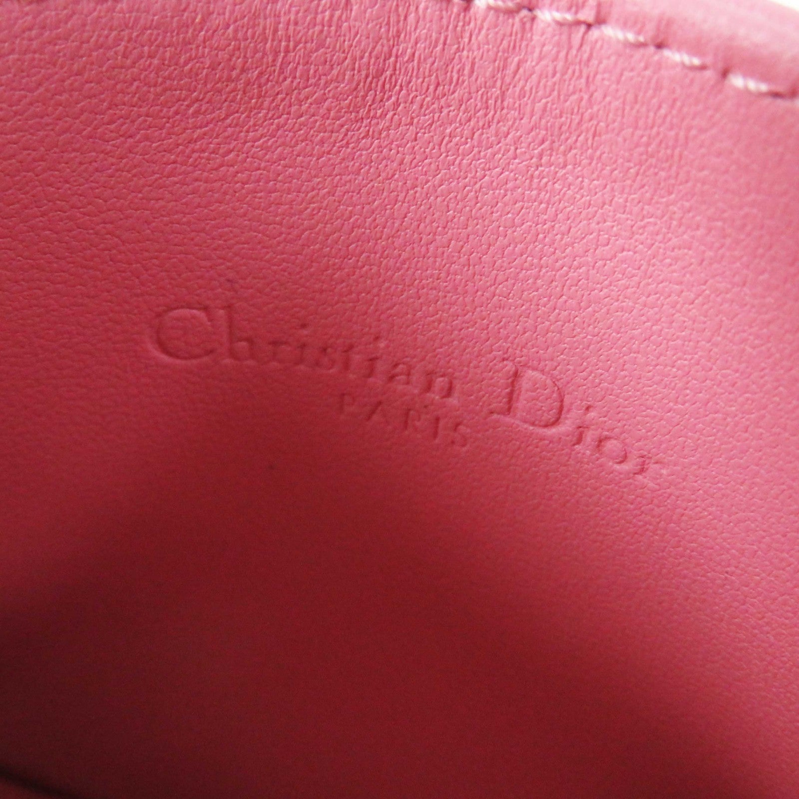 Dior Lady Dior Freesia Leather Card Case