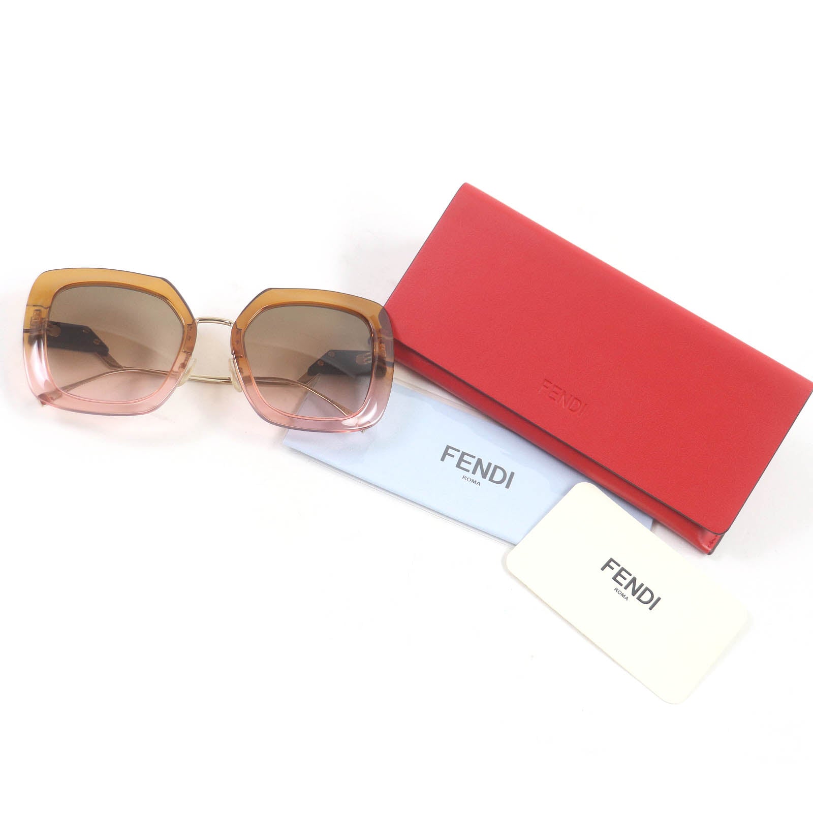 Fendi FF0317/S Square Gradient Sunglasses