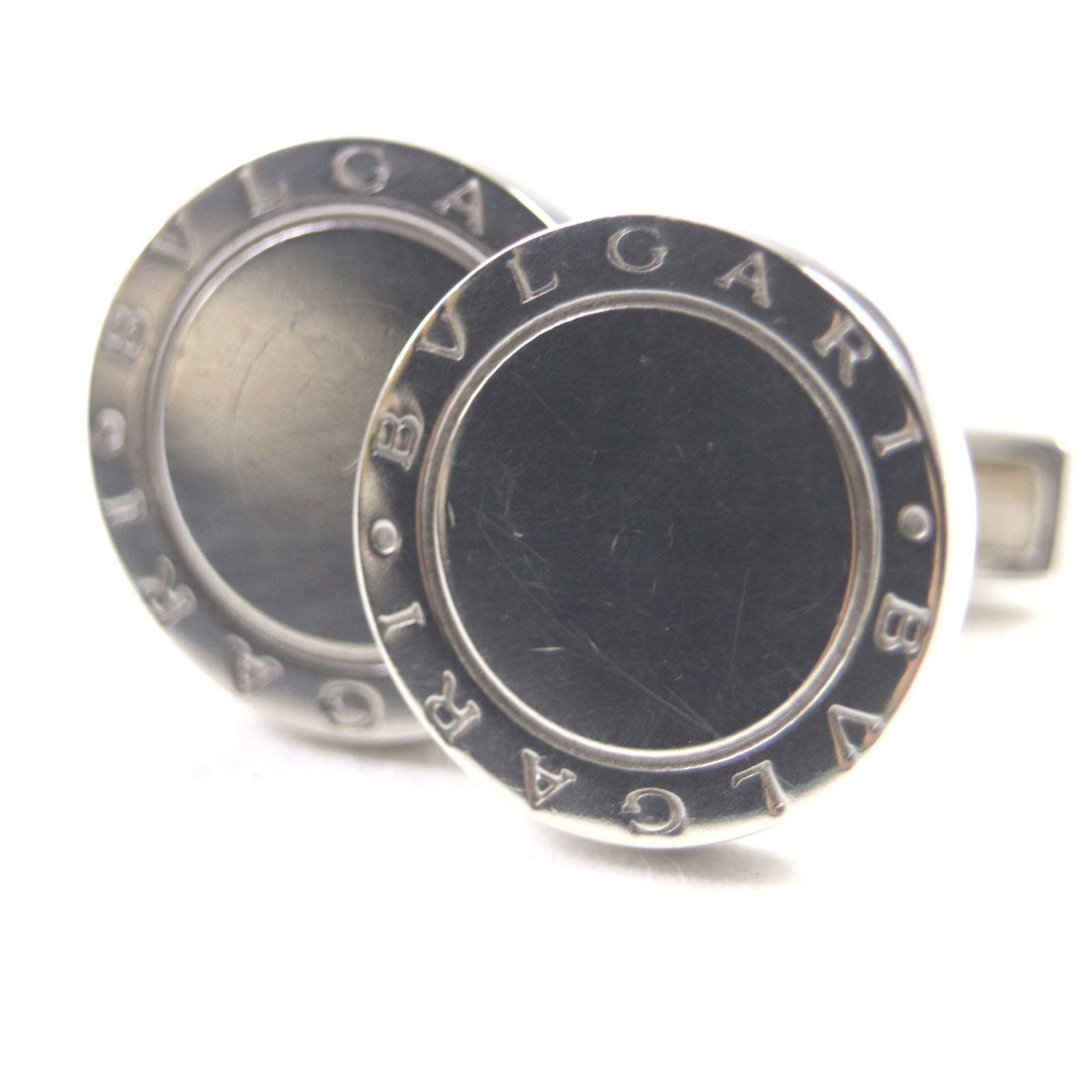 Bvlgari SV925 Round Logo Cufflinks