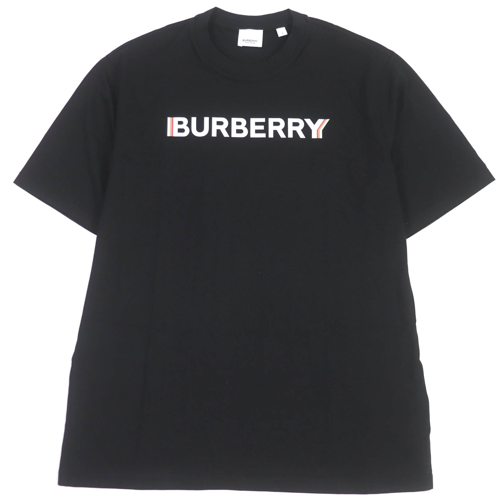 Burberry Logo Print Cotton Crew Neck T-Shirt