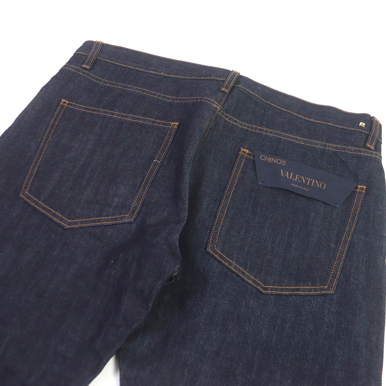 Valentino Rockstud Button Fly Jeans Indigo