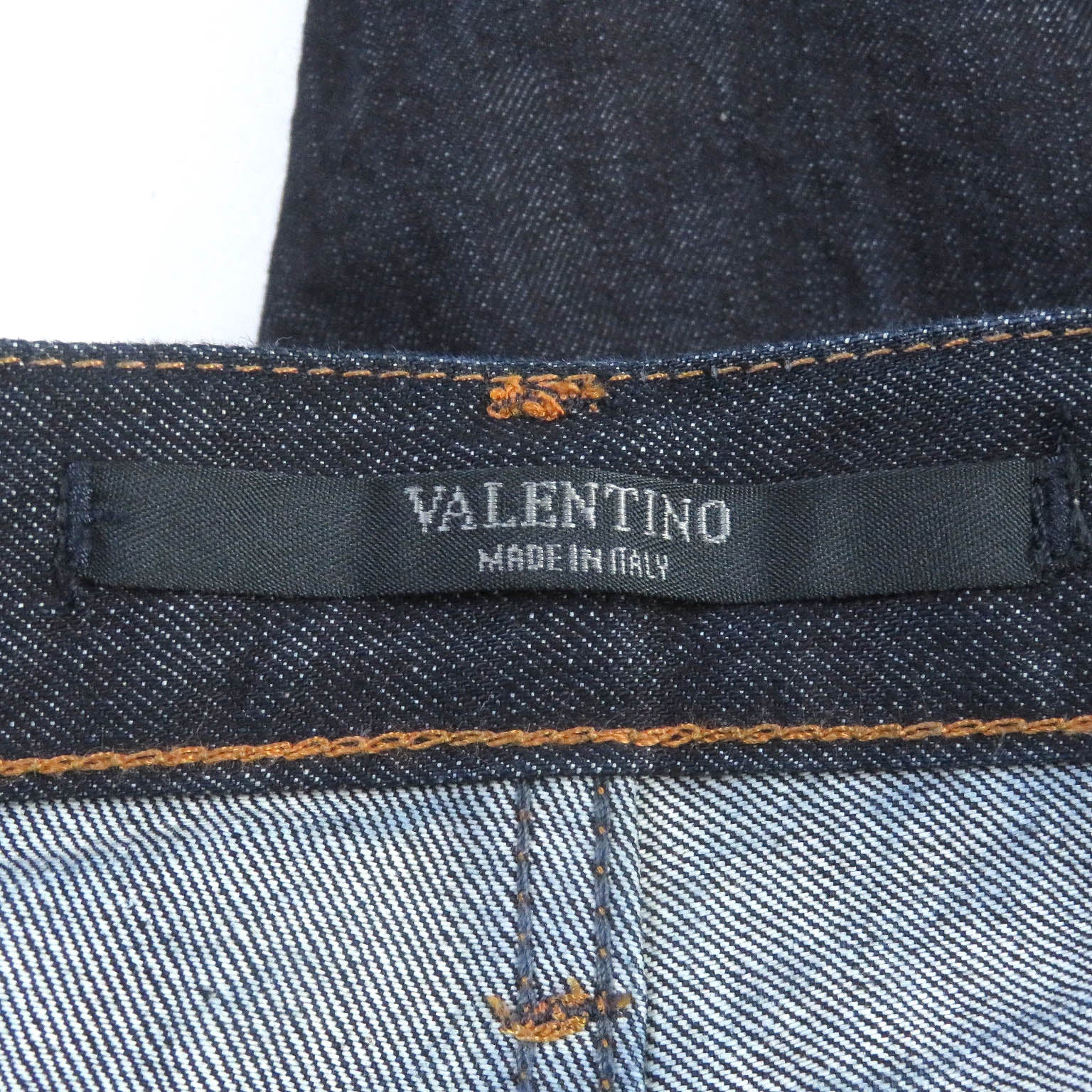 Valentino Rockstud Button Fly Jeans Indigo