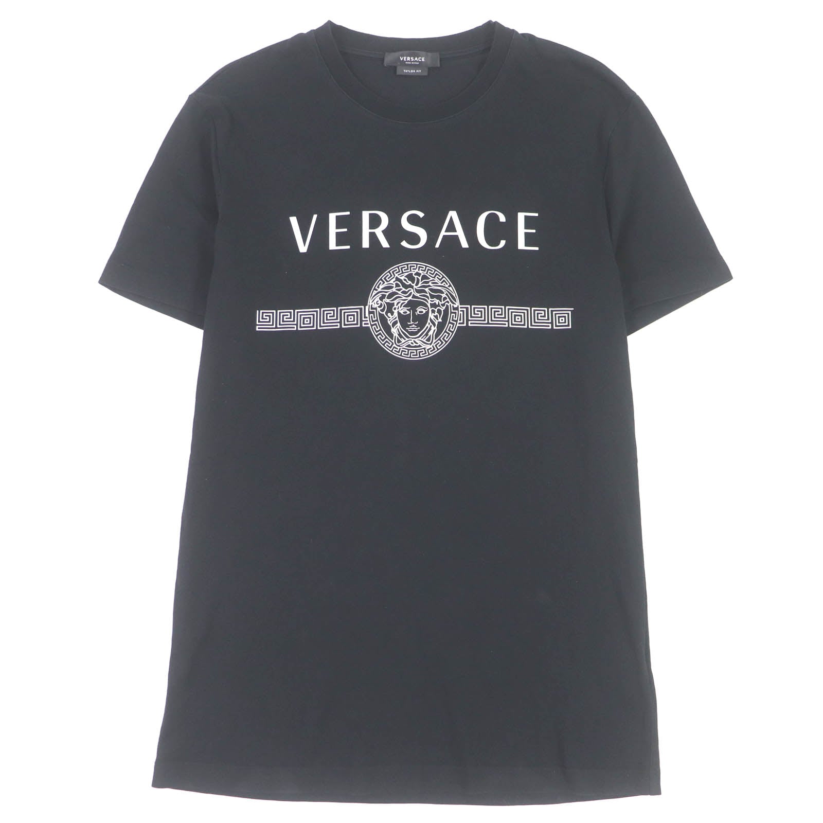 Versace Medusa Logo Cotton T-Shirt Black S