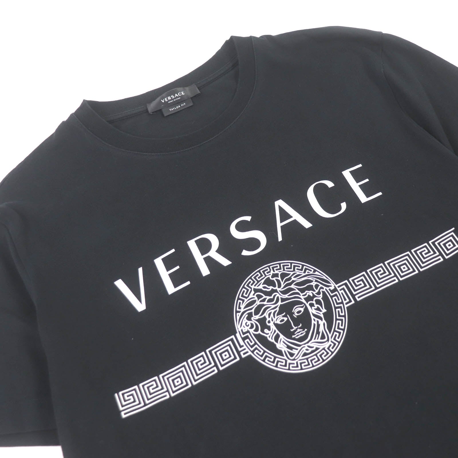 Versace Medusa Logo Cotton T-Shirt Black S