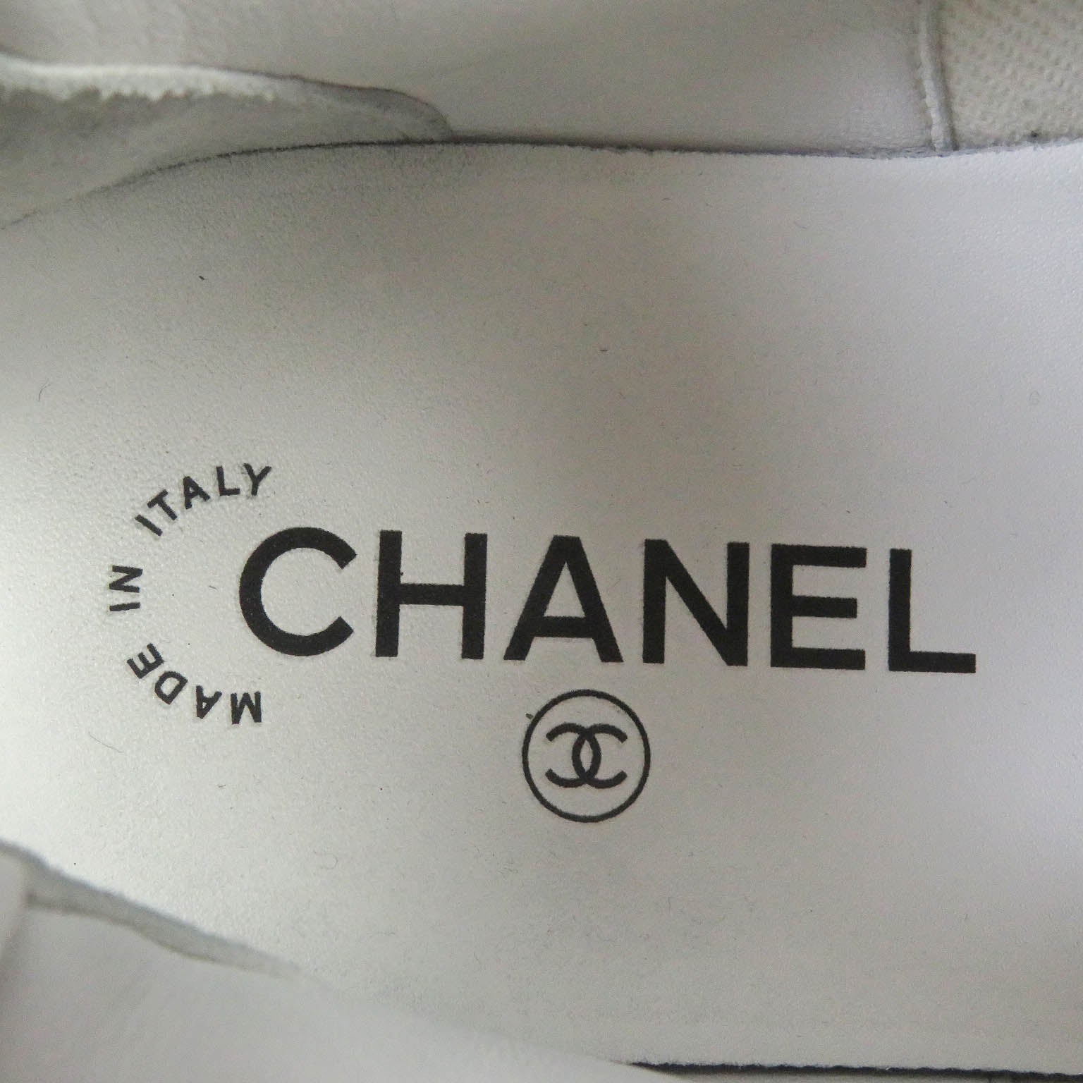 Chanel COCO Mark Paint Canvas Sneakers