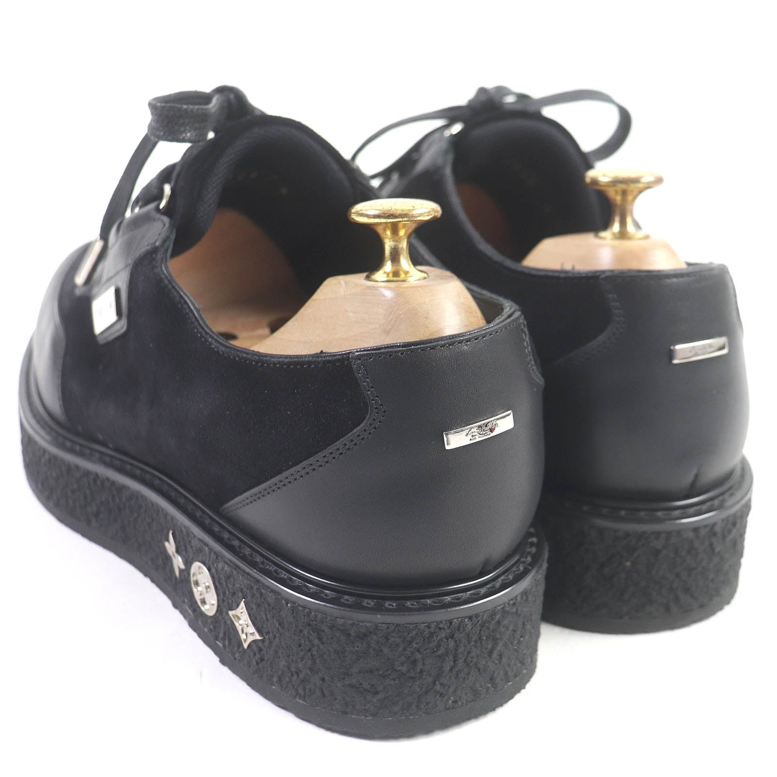 Louis Vuitton Creeper Line Suede Leather Shoes