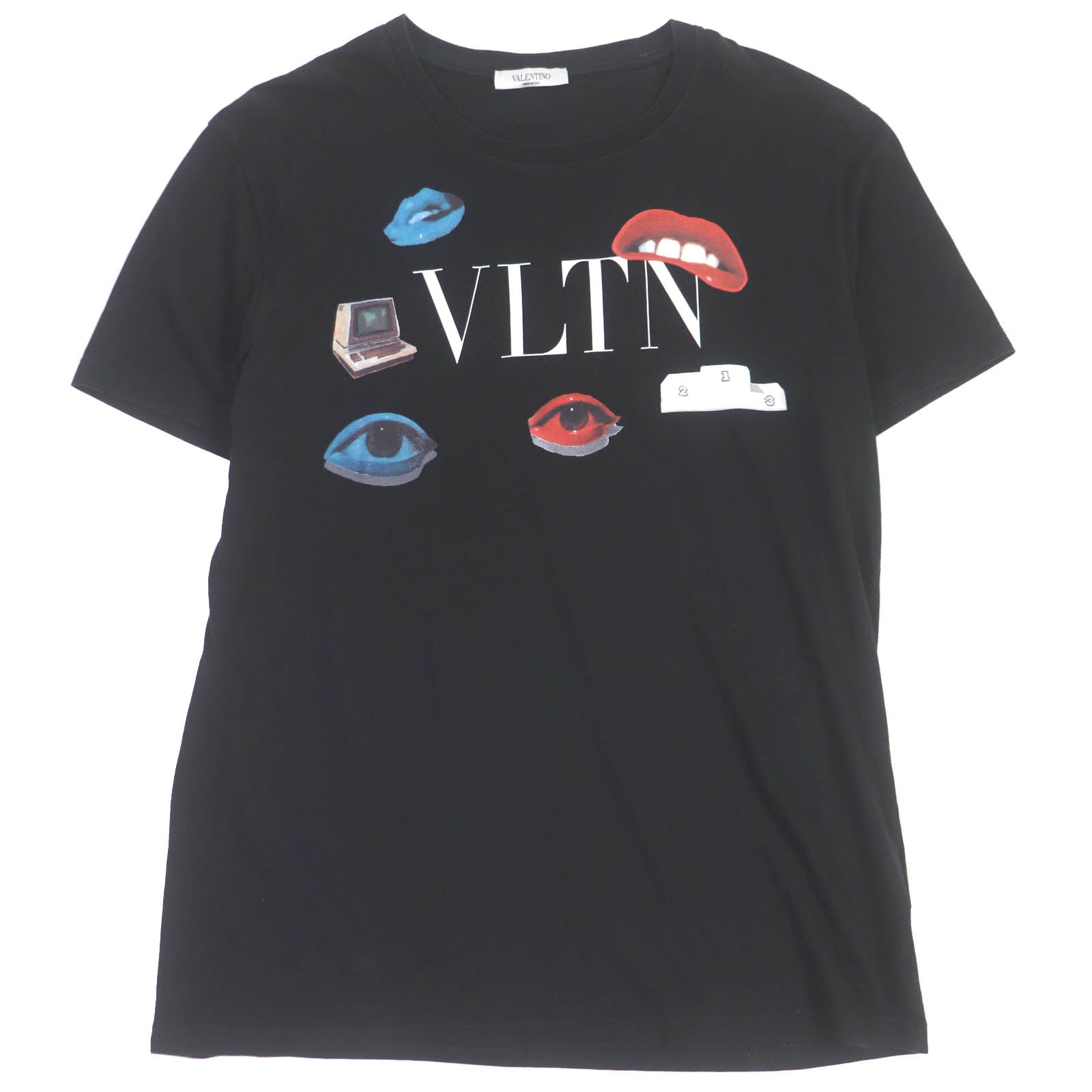 Valentino Emilio Villalba Cotton T-shirt Black M