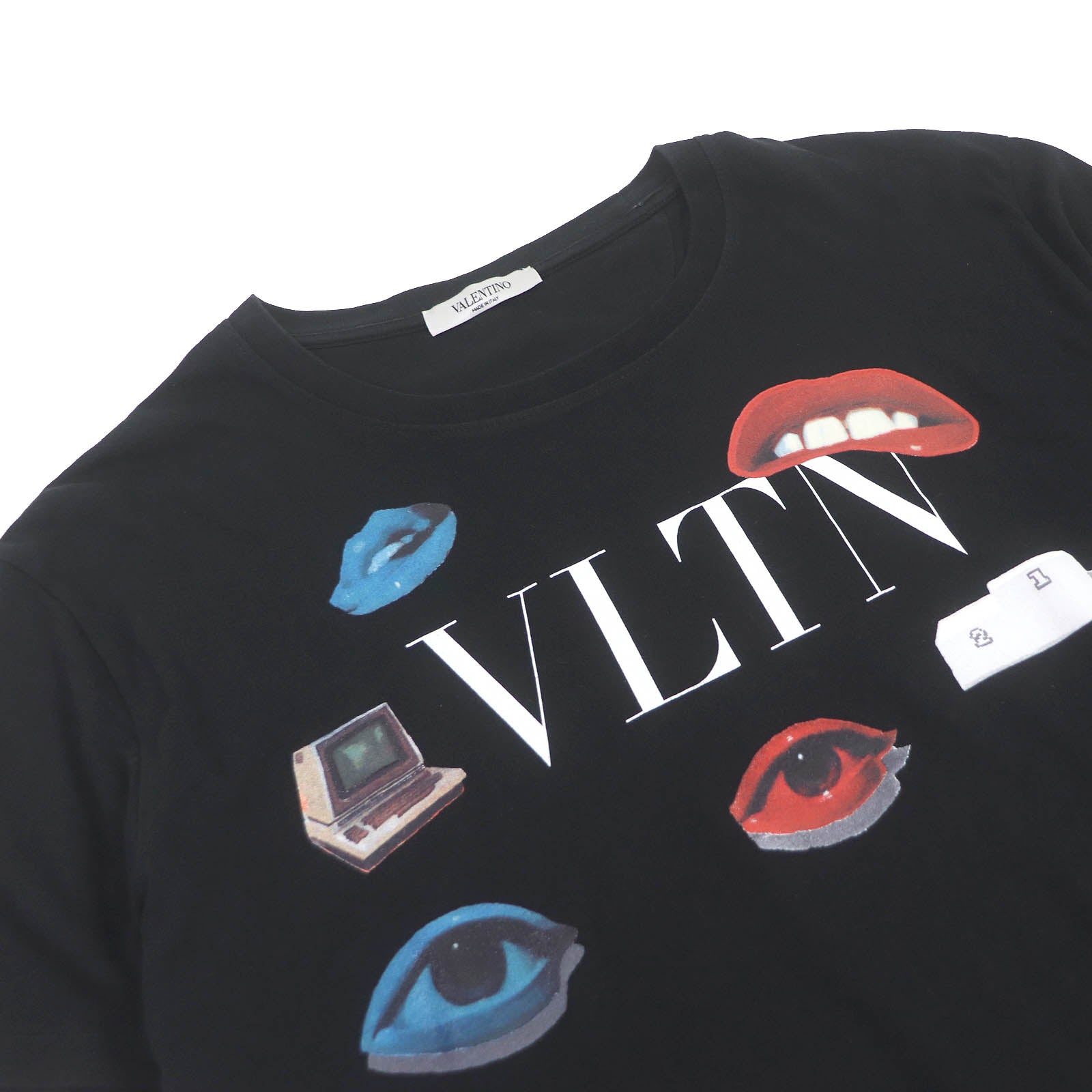 Valentino Emilio Villalba Cotton T-shirt Black M