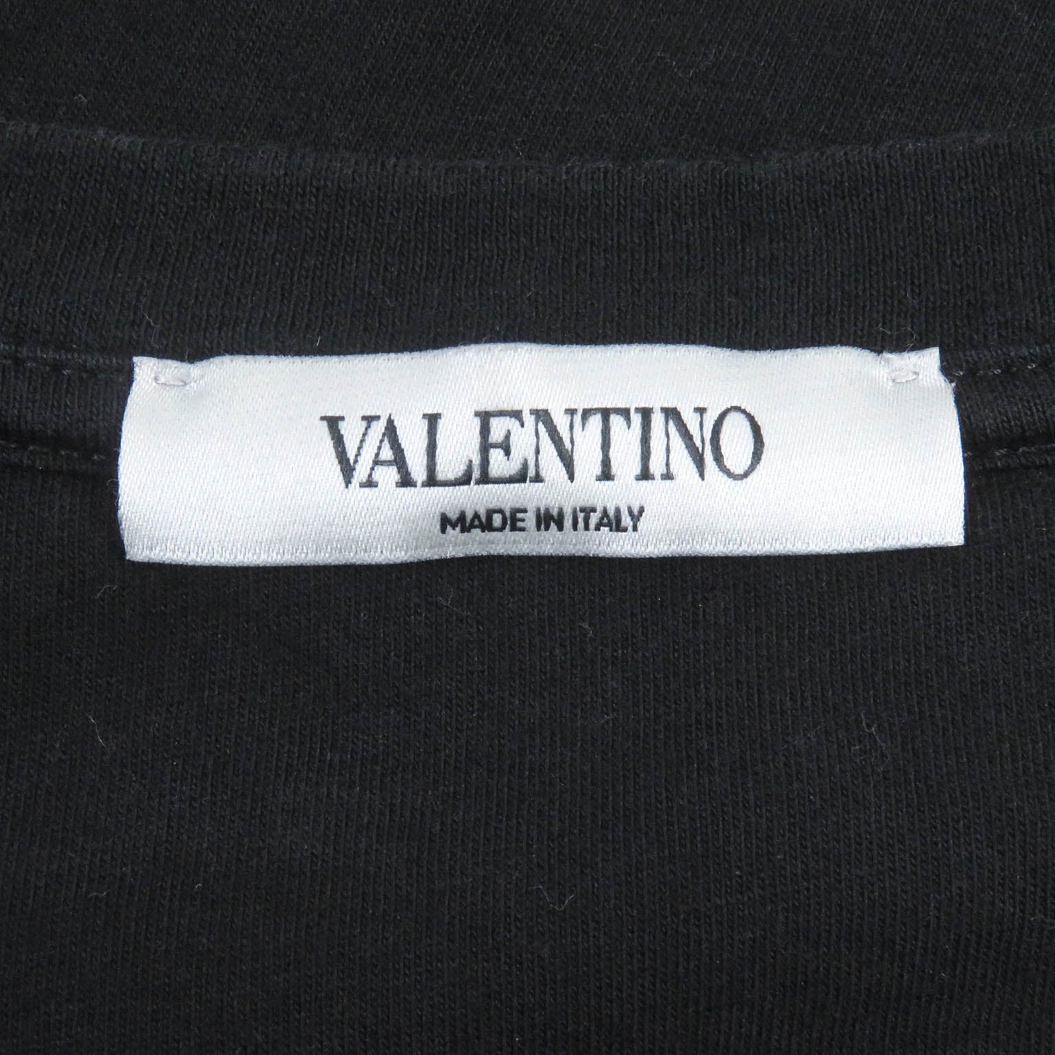 Valentino Emilio Villalba Cotton T-shirt Black M