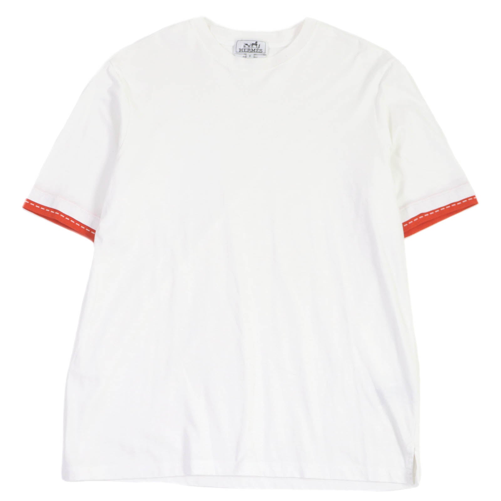 Hermes Cotton Saddle Stitch Crew Neck T-Shirt