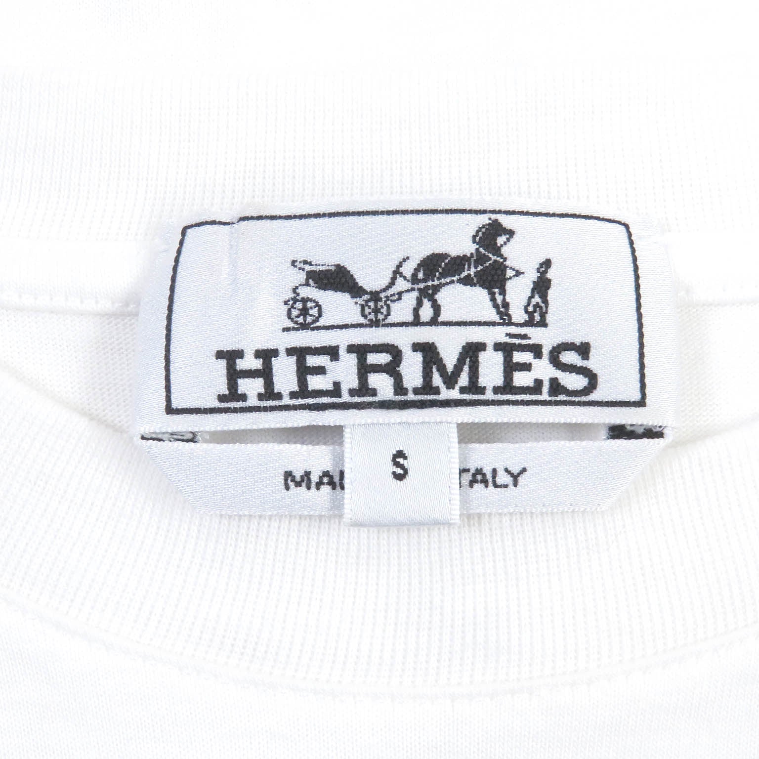 Hermes Cotton Saddle Stitch Crew Neck T-Shirt