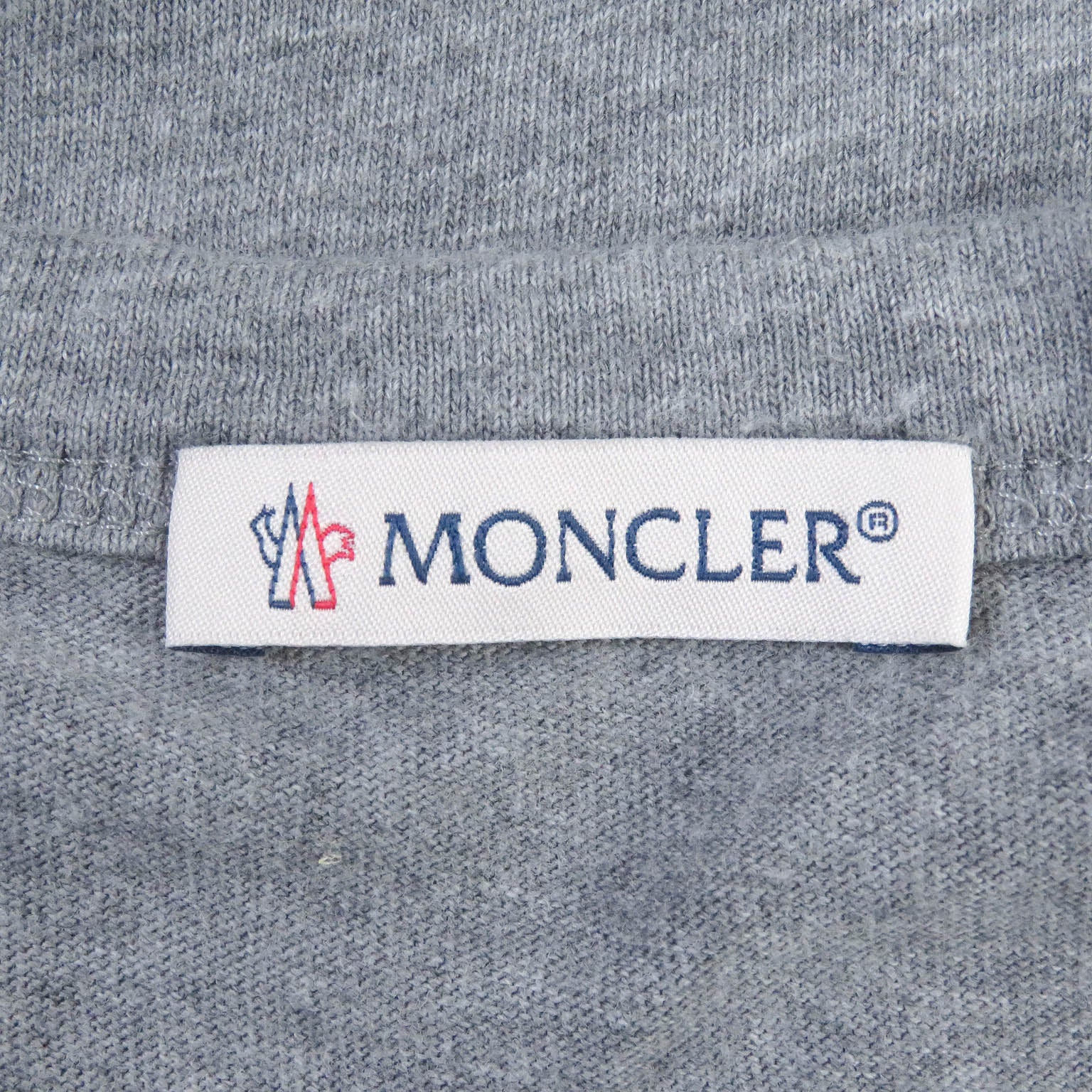 Moncler Cotton MAGLIA T-Shirt Gray L