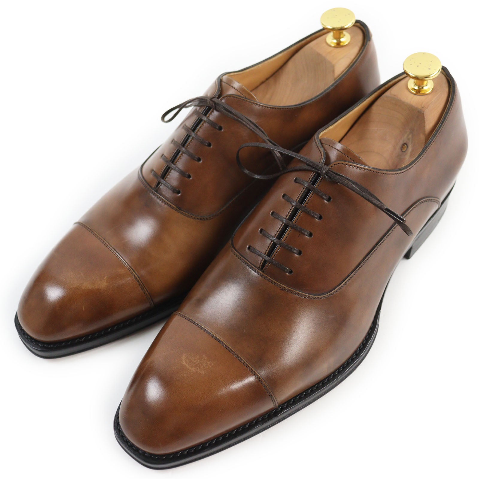 Louis Vuitton Leather Dress Shoes Brown 6