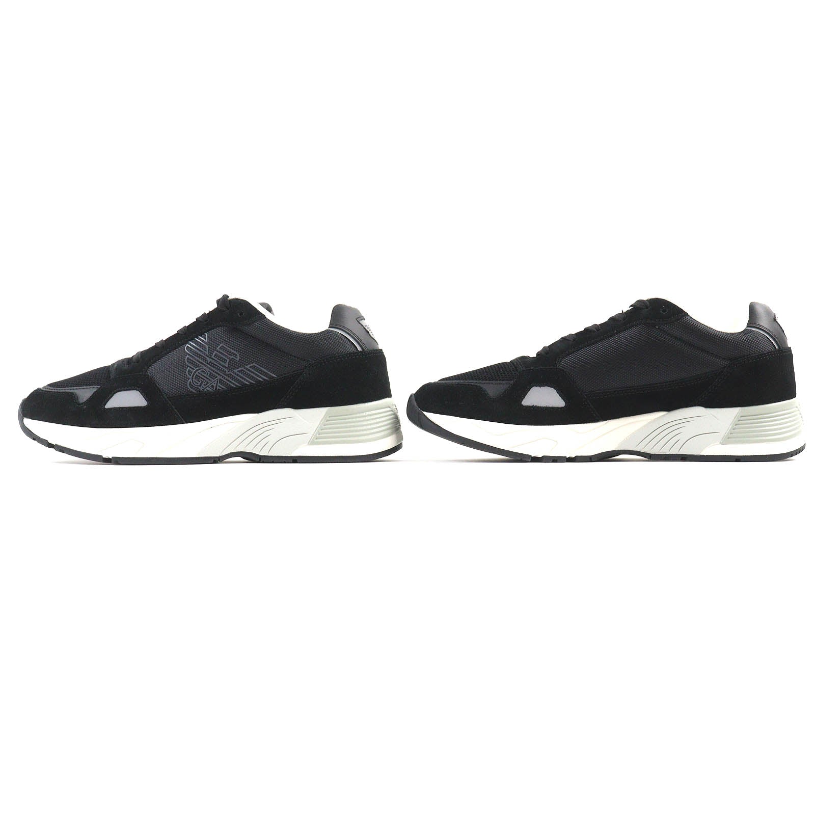 Emporio Armani Suede Dad Sneakers Black 42